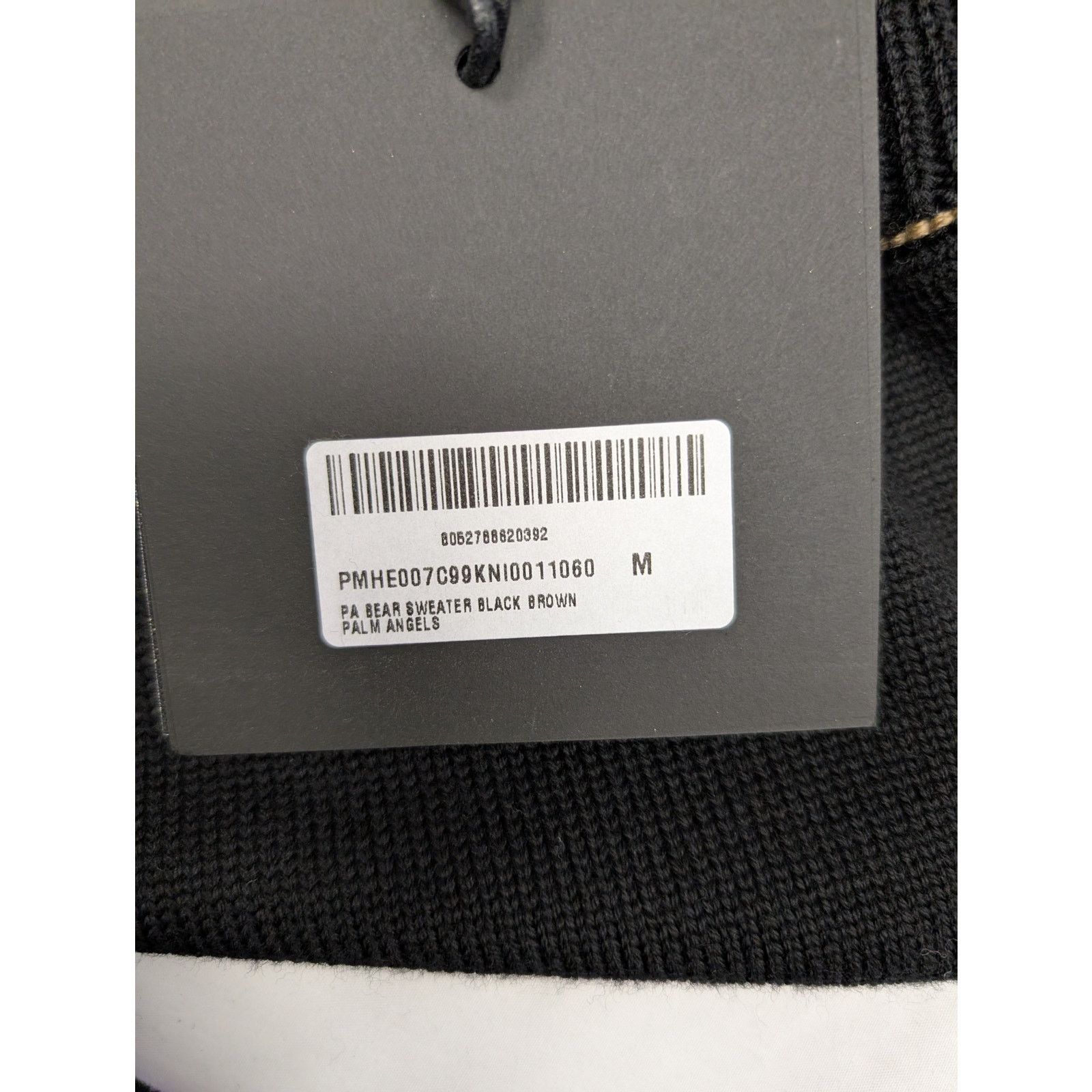 Palm Angels o1rshd1 PA Bear Sweater in Black/Brown Size US M / EU 48-50 / 2 - 20 Thumbnail