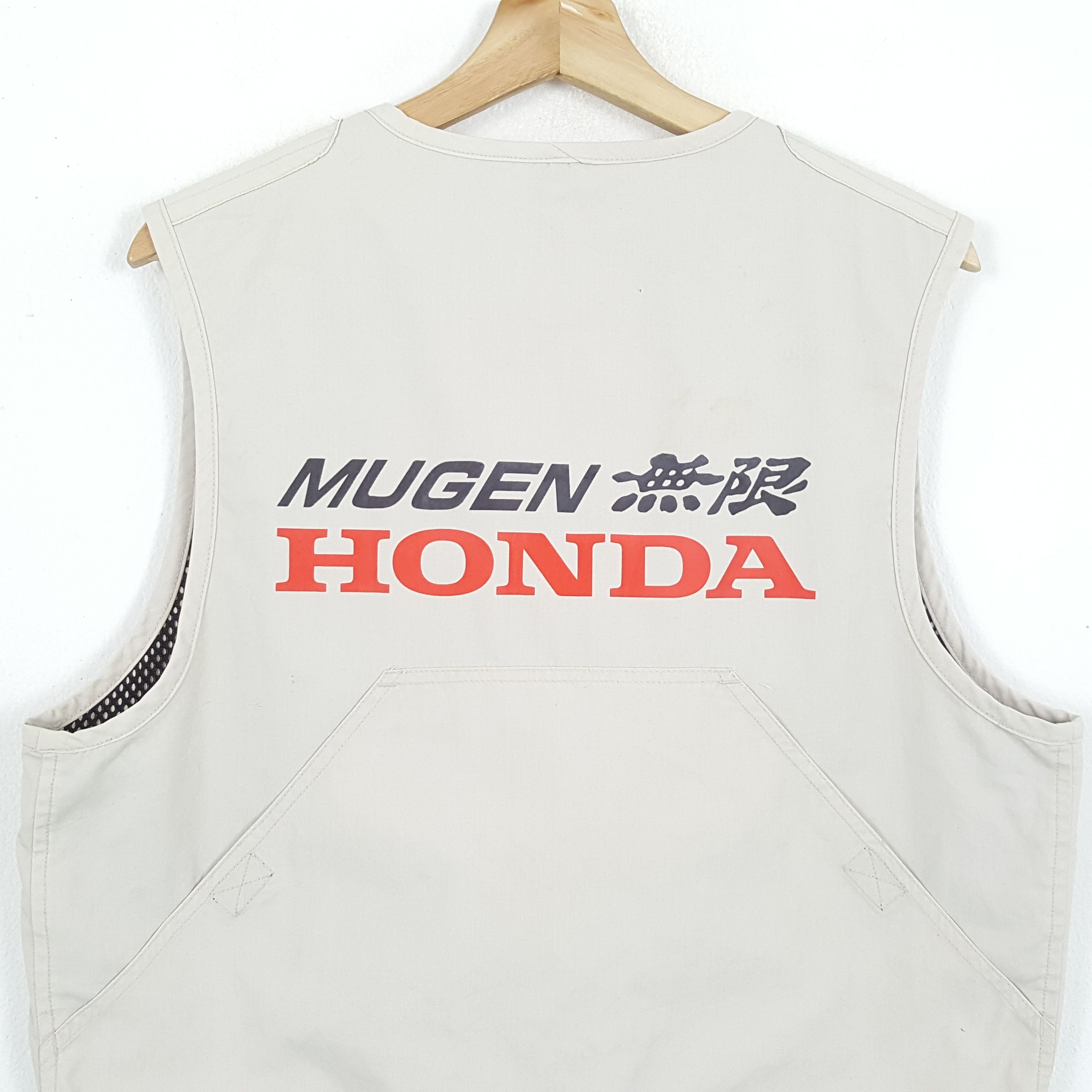 Honda × Vintage Vintage MUGEN HONDA Japanese Racing Team Custom Vest Size US M / EU 48-50 / 2 - 2 Thumbnail