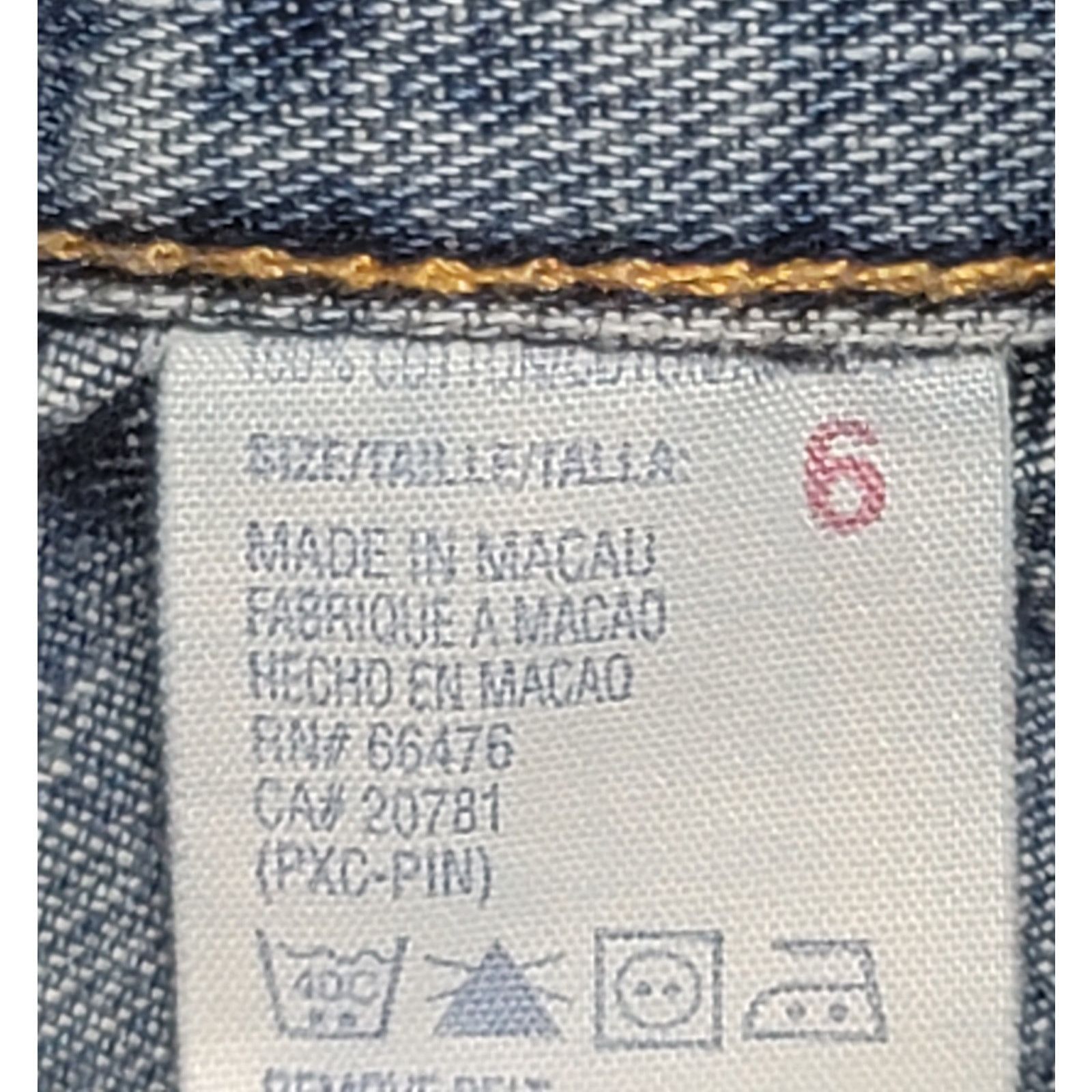 Tommy Hilfiger Tommy Hilfiger Blue Cropped Low Rise Jeans 6 Straight Leg Size 28" / US 6 / IT 42 - 4 Thumbnail