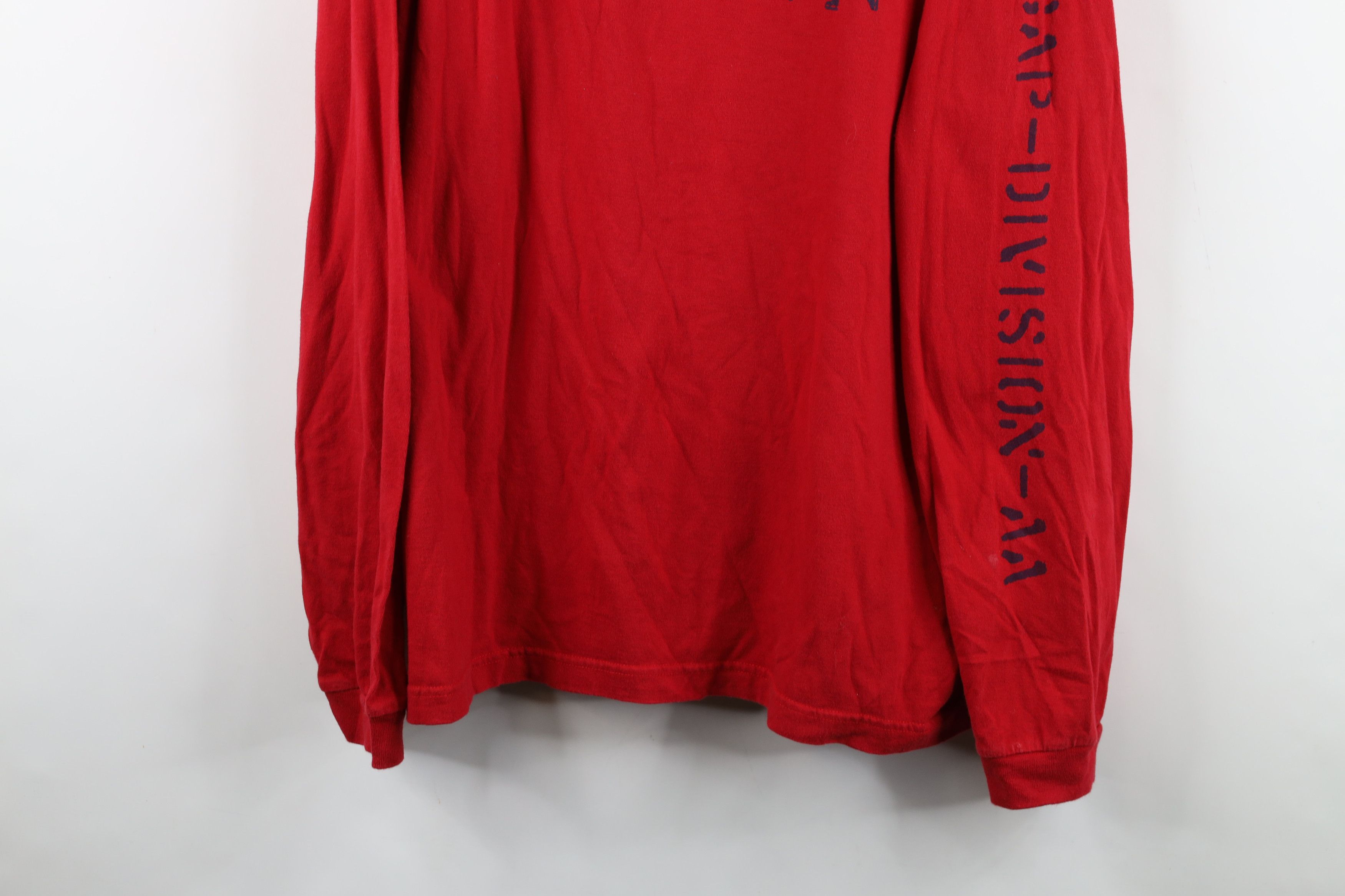 Gap Vintage Gap Spell Out Hockey Long Sleeve T-Shirt Red Cotton Size US L / EU 52-54 / 3 - 3 Thumbnail