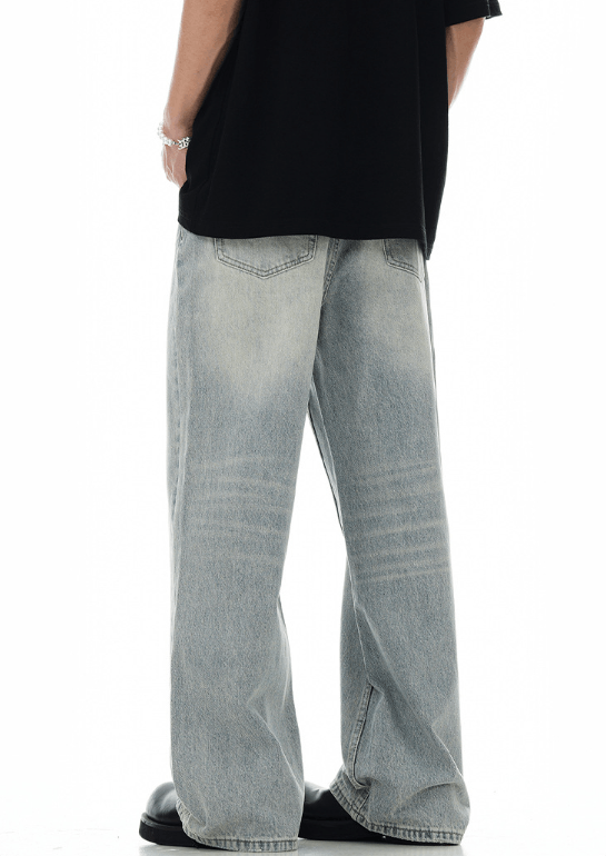 Japanese Brand × Jean American high street light color distressed jeans for men Size US 32 / EU 48 - 5 Thumbnail