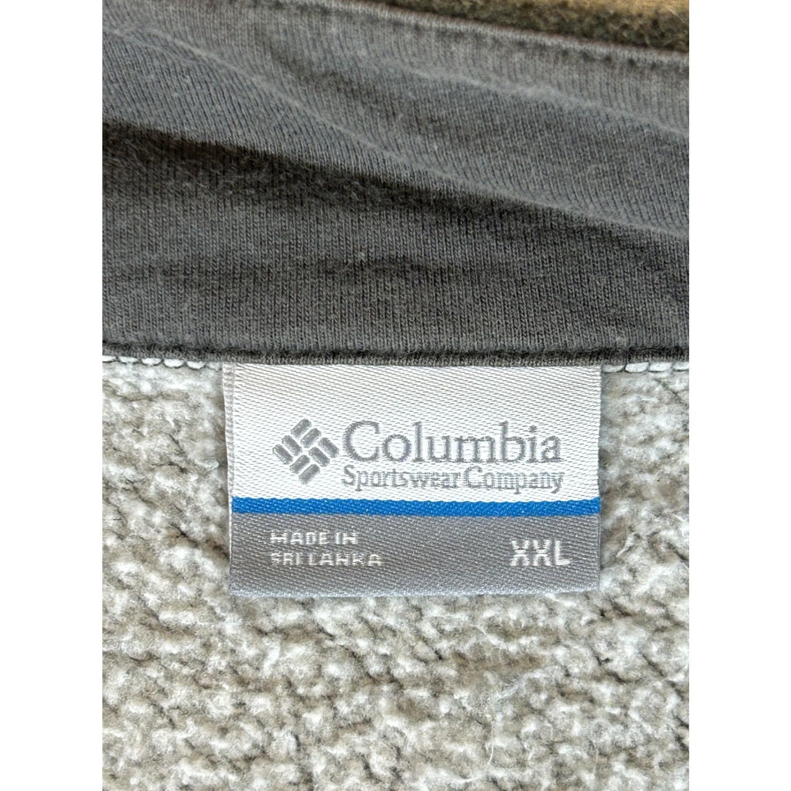 Vintage Columbia Sweatshirt Men 2XL Sherpa Fleece 1/4 Zip Pullover Hart Mountain Green Quilt Zipper Logo Pattern Solid Hiking Mens 2XL Size US XXL / EU 58 / 5 - 7 Thumbnail