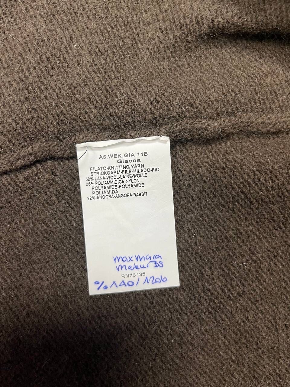 Vintage × Weekend Max Mara M-L Weekend Max Mara wool/angora sweater / cardigan Size M / US 6-8 / IT 42-44 - 7 Thumbnail