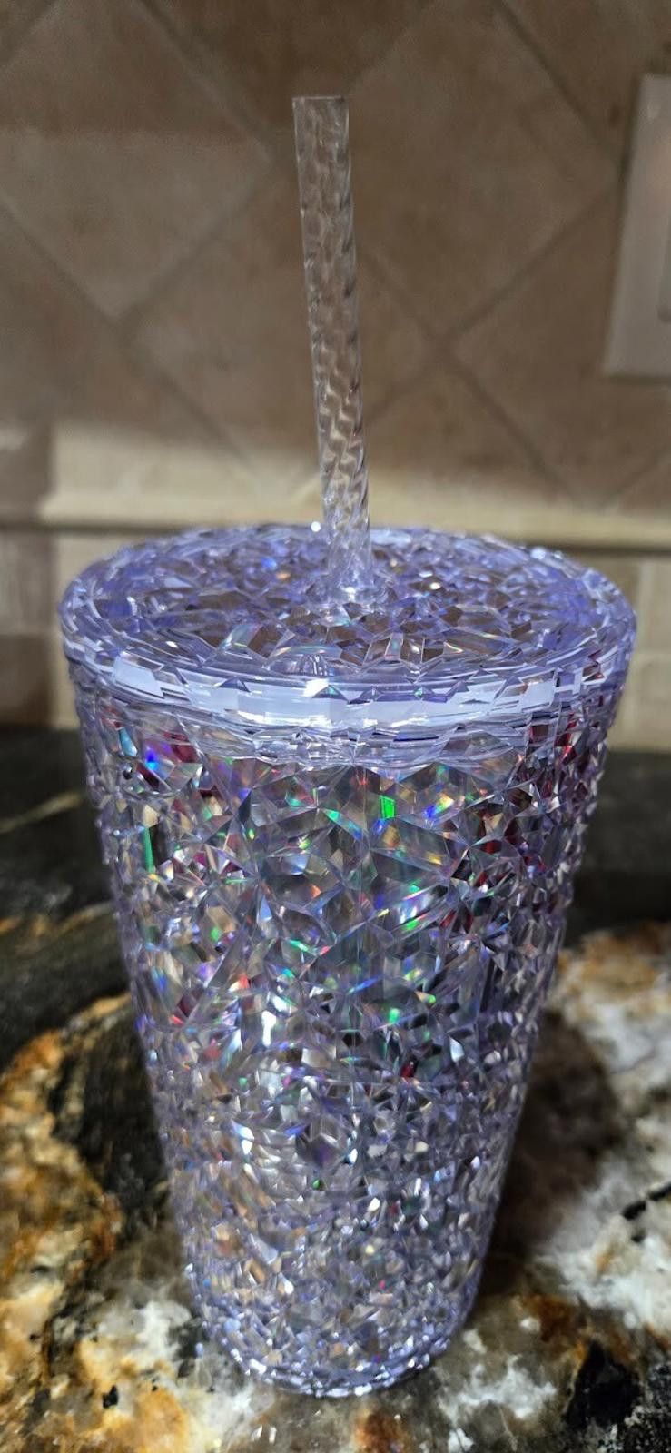 Designer Starbucks Iridescent Gem Tumbler Holiday 2024 NWT Size ONE SIZE - 1 Preview