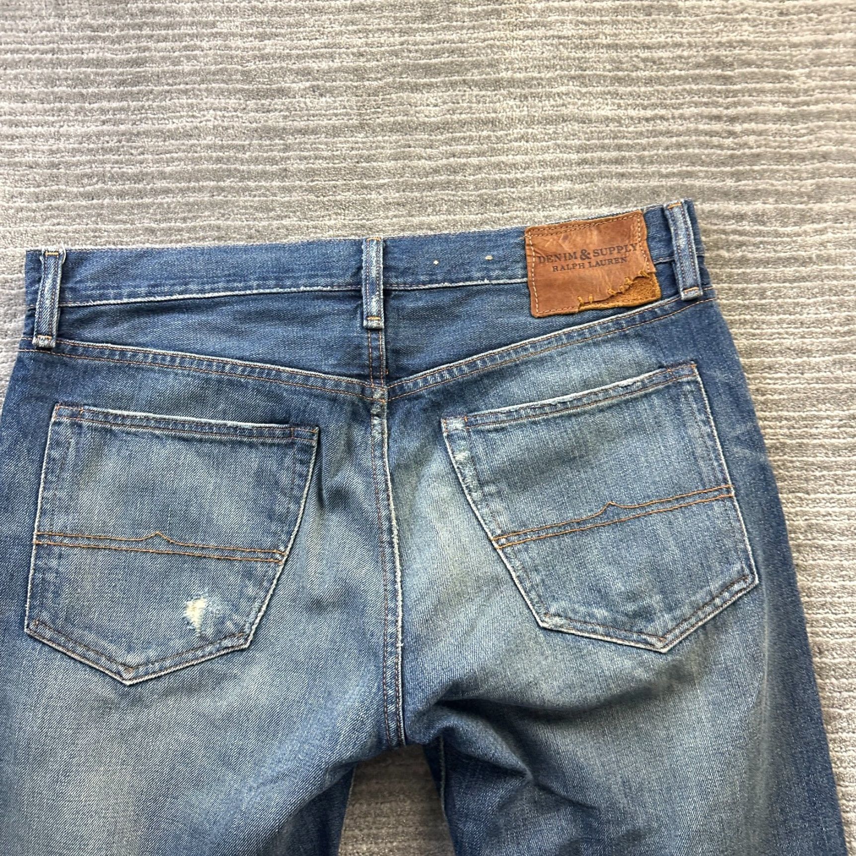 Ralph Lauren Ralph Lauren Denim & Supply Jeans Mens 33x32 Tapered Straight Size US 33 - 6 Thumbnail