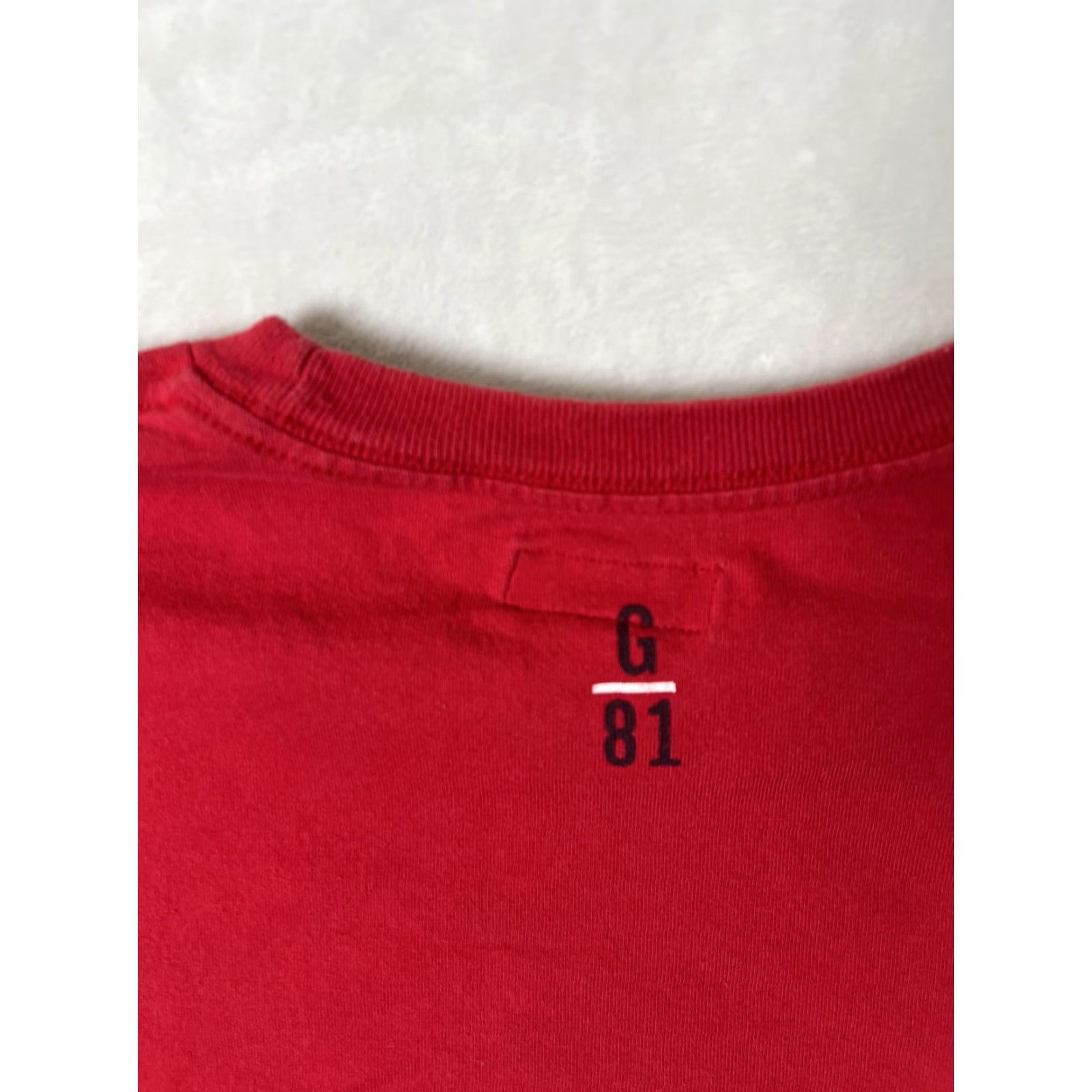 Guess VINTAGE Guess T-Shirt Mens 2XL Red Chest Stripe Logo Graphic Y2K Shirt Short Sleeve Cotton Jersey Crew Neck G81 Size US XXL / EU 58 / 5 - 7 Thumbnail