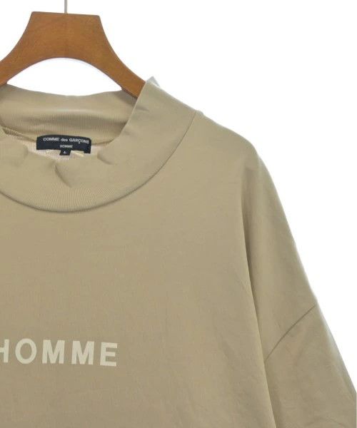 Comme des Garcons Homme T-Shirts Crewneck Short Sleeve Logo Print Beige Size US L / EU 52-54 / 3 - 4 Thumbnail
