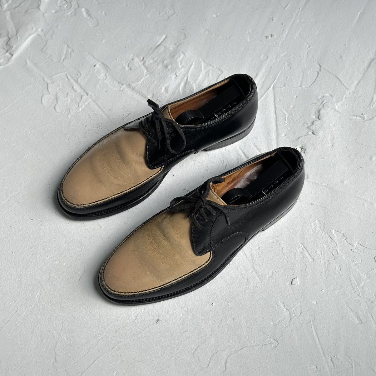 Other Flli giacometti Two-Tone Black & Beige Fg303 Size 39.5 Size US 6.5 / EU 39-40 - 4 Thumbnail