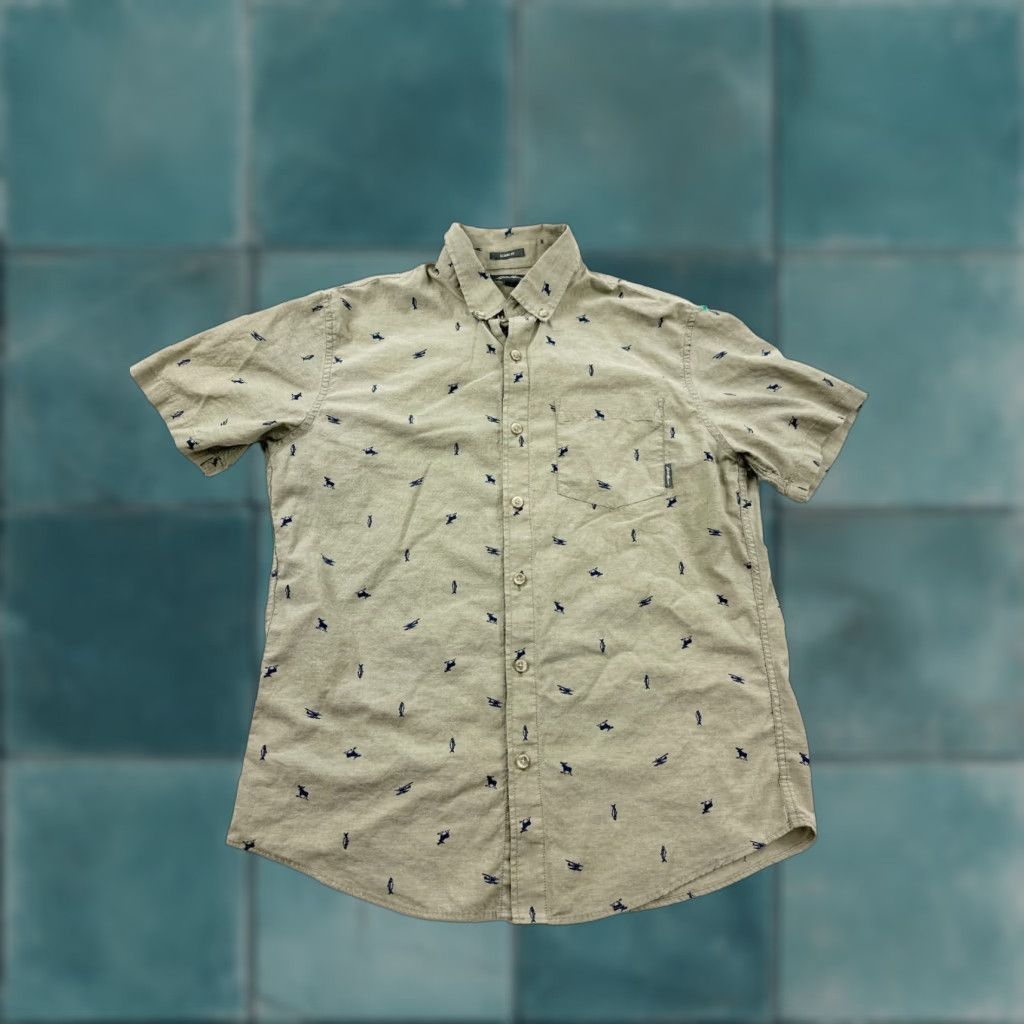 Eddie Bauer Eddie Bauer Shirt Mens Medium Gray Pattern Cotton Classic Fit Collar Button Down Size US M / EU 48-50 / 2 - 1 Thumbnail