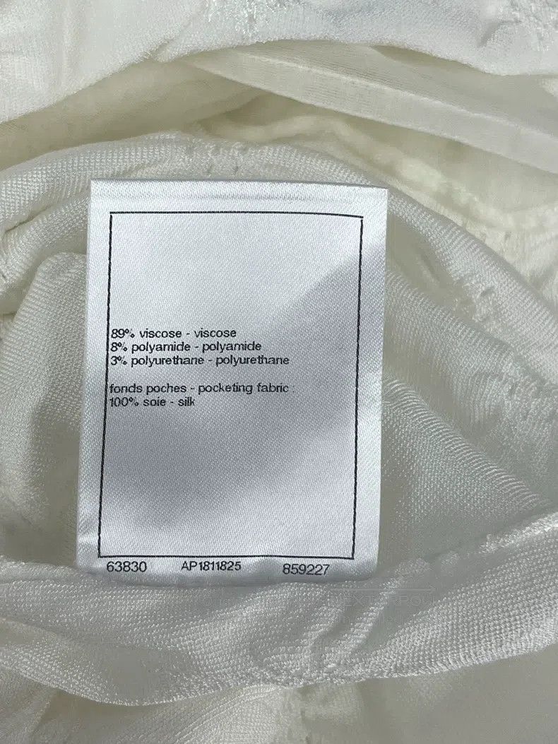 Chanel Chanel 24P white long-sleeved hollow double c bow dress Size XXS / US 00 / IT 34 - 7 Thumbnail
