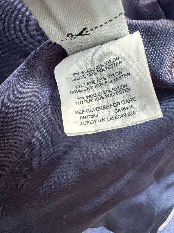 J.Crew J. Crew Stadium Cloth by Nello Gori Wool Coat Violet M new Size M / US 6-8 / IT 42-44 - 12 Thumbnail