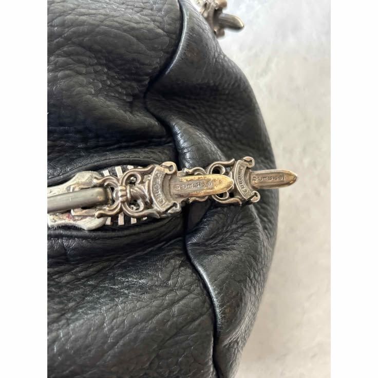 Chrome Hearts CH Duffle Tiny Leather Boston Bag Size ONE SIZE - 9 Thumbnail