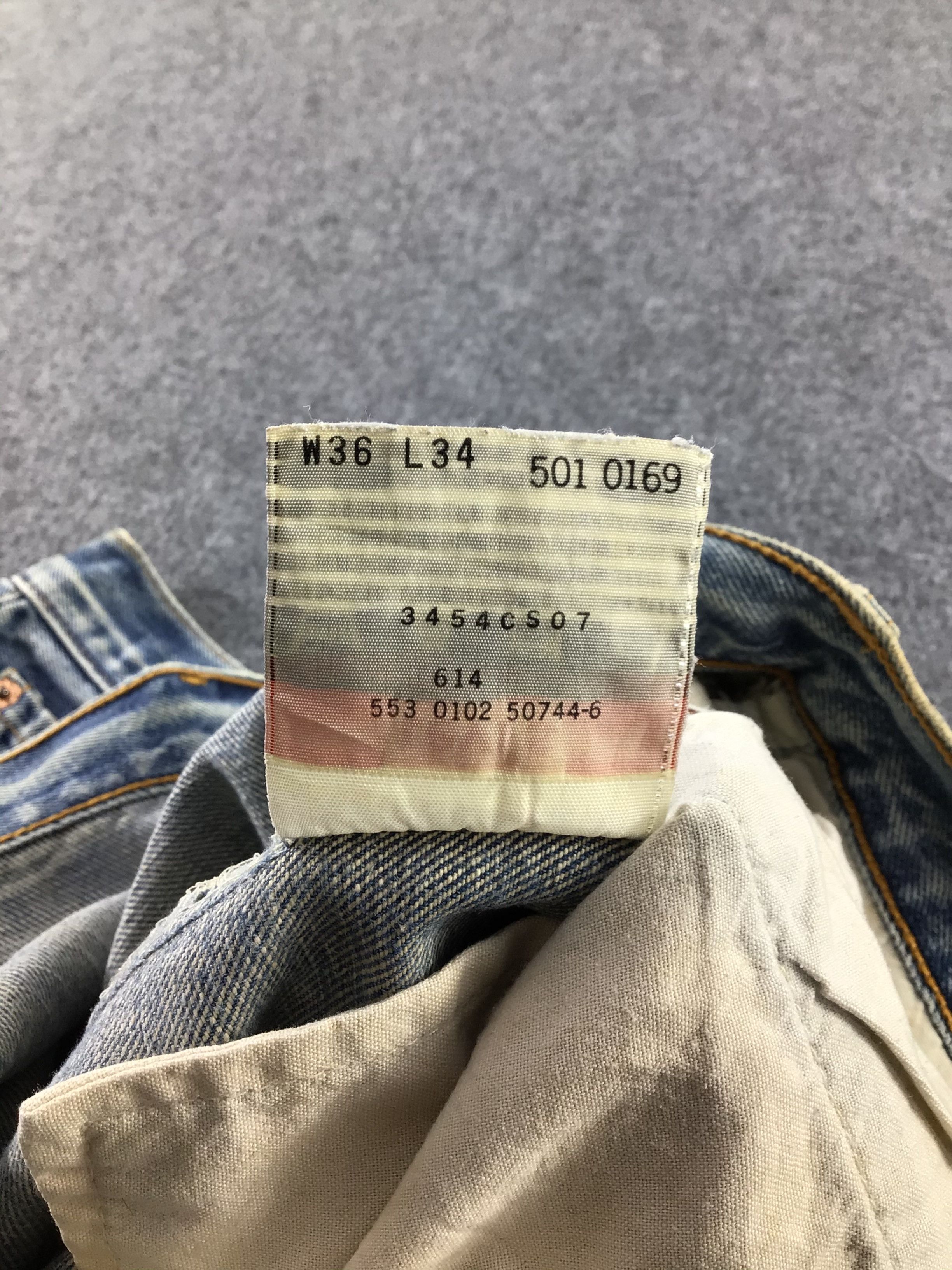 Levi's Vintage 90s Levis 501 Jeans-J681 Size US 35 - 11 Thumbnail