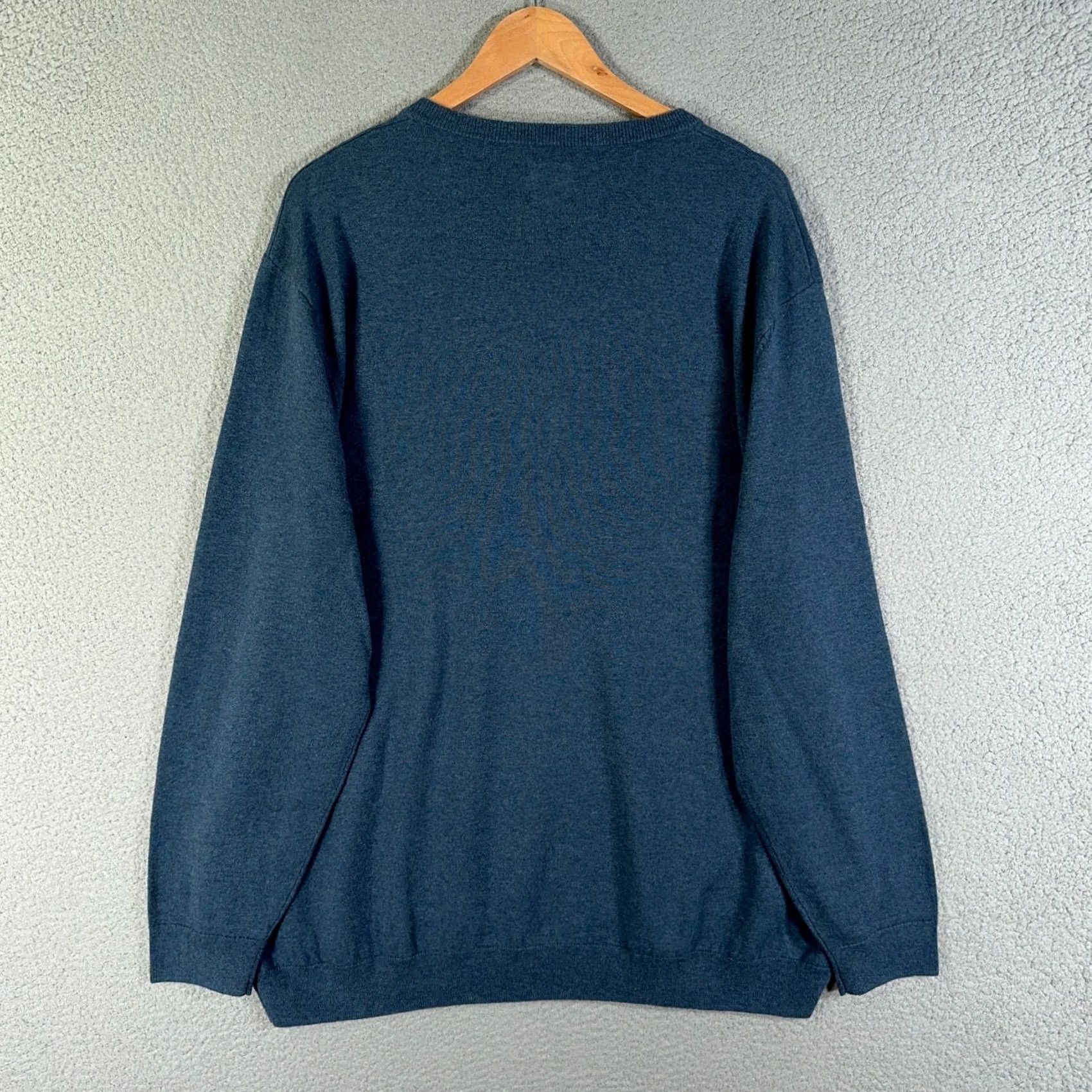 Vintage Duck Head Men Sweater XL Blue Crew Neck Pullover Wool Cotton All Seasons Knit Casual 2XL Pullover Size US XXL / EU 58 / 5 - 7 Thumbnail