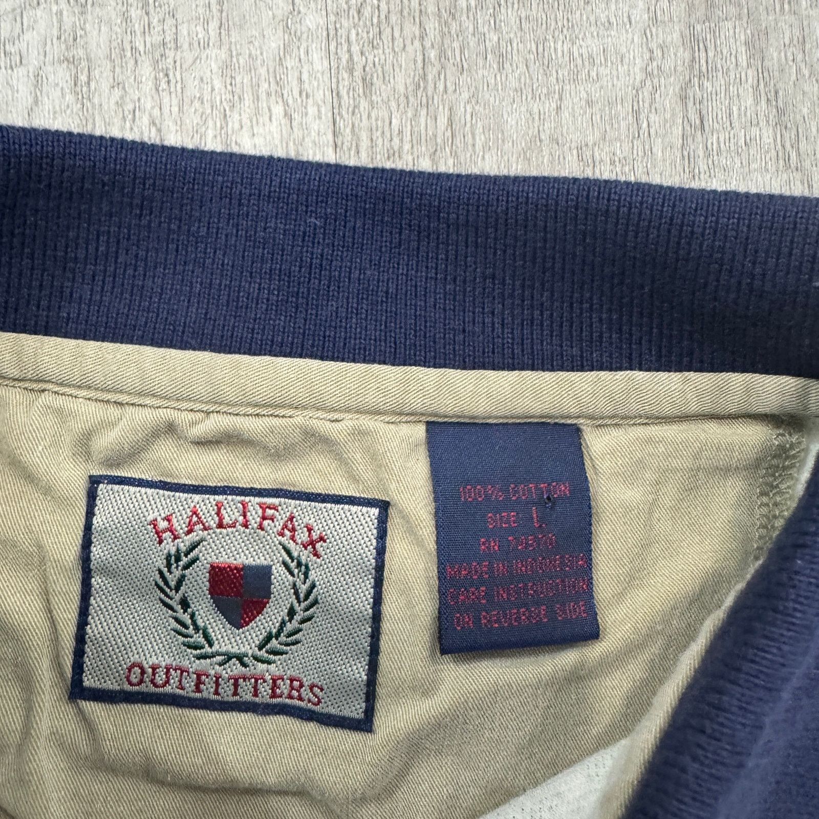 Vintage Vintage Halifax Outfitters Pool Billiards Polo Shirt Large Size US L / EU 52-54 / 3 - 4 Thumbnail