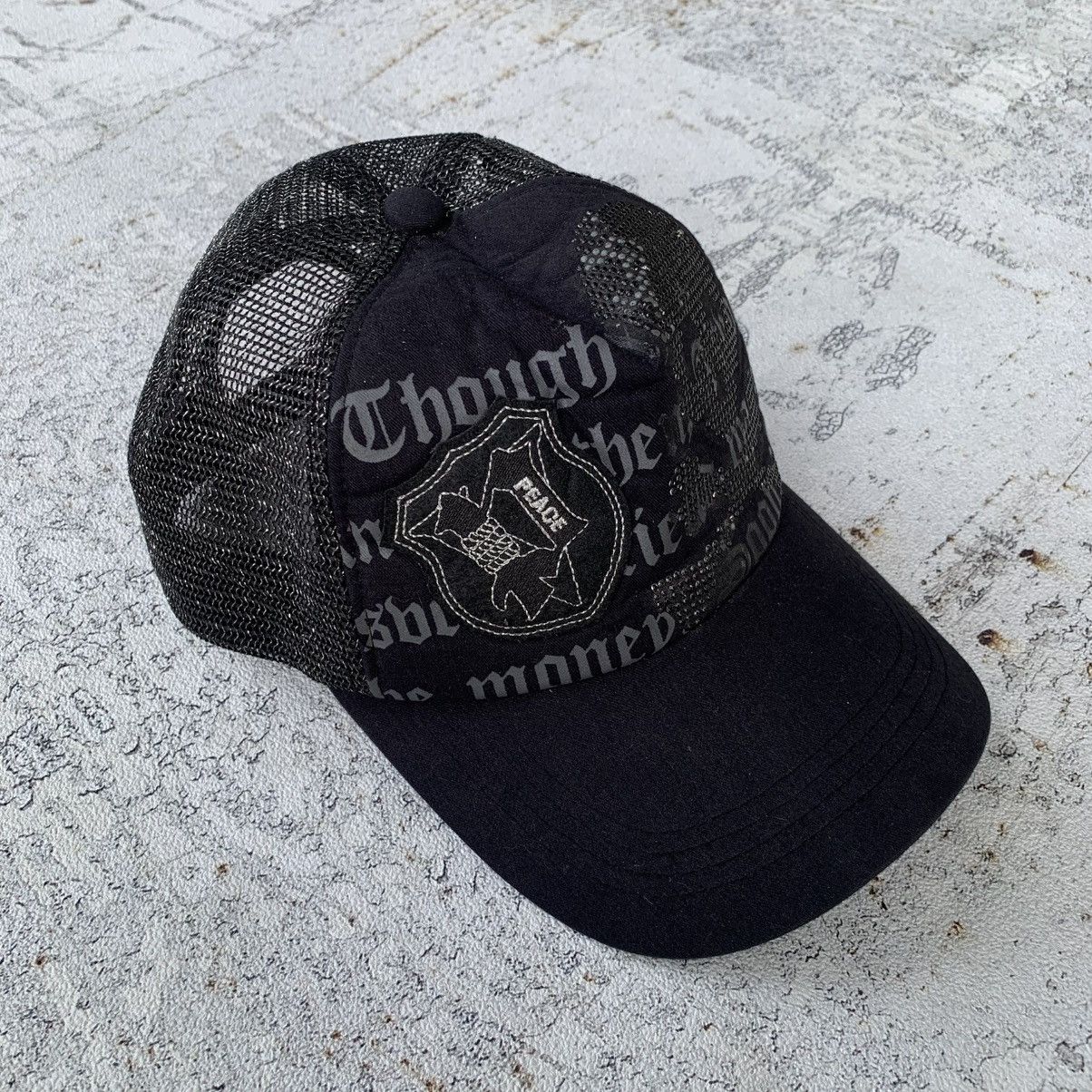 If Six Was Nine × Japanese Brand × Le Grande Bleu (L.G.B.) Peace Skull☠️ Trucker Hats LGB ifsixwasnine Punk Style☠️ Size ONE SIZE - 3 Thumbnail