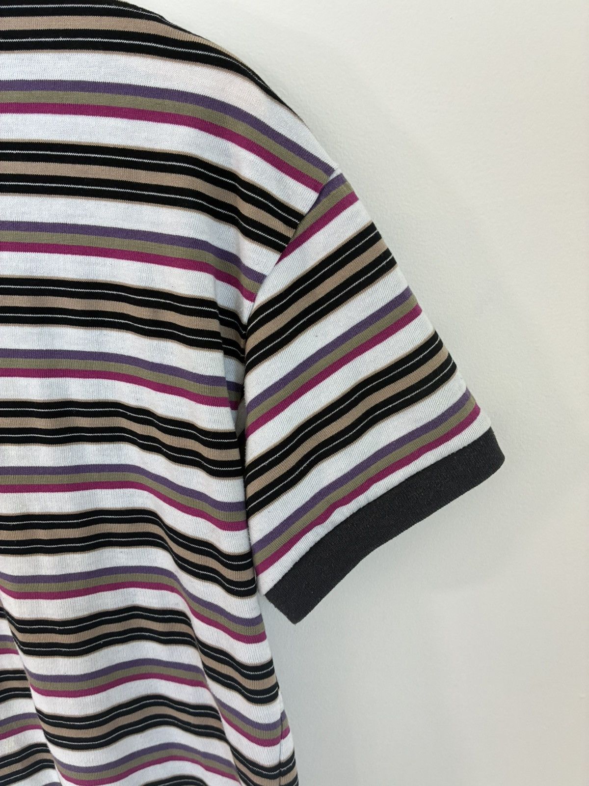 Vintage Vintage Distressed Blank Striped Ringer Tee Size US M / EU 48-50 / 2 - 5 Thumbnail
