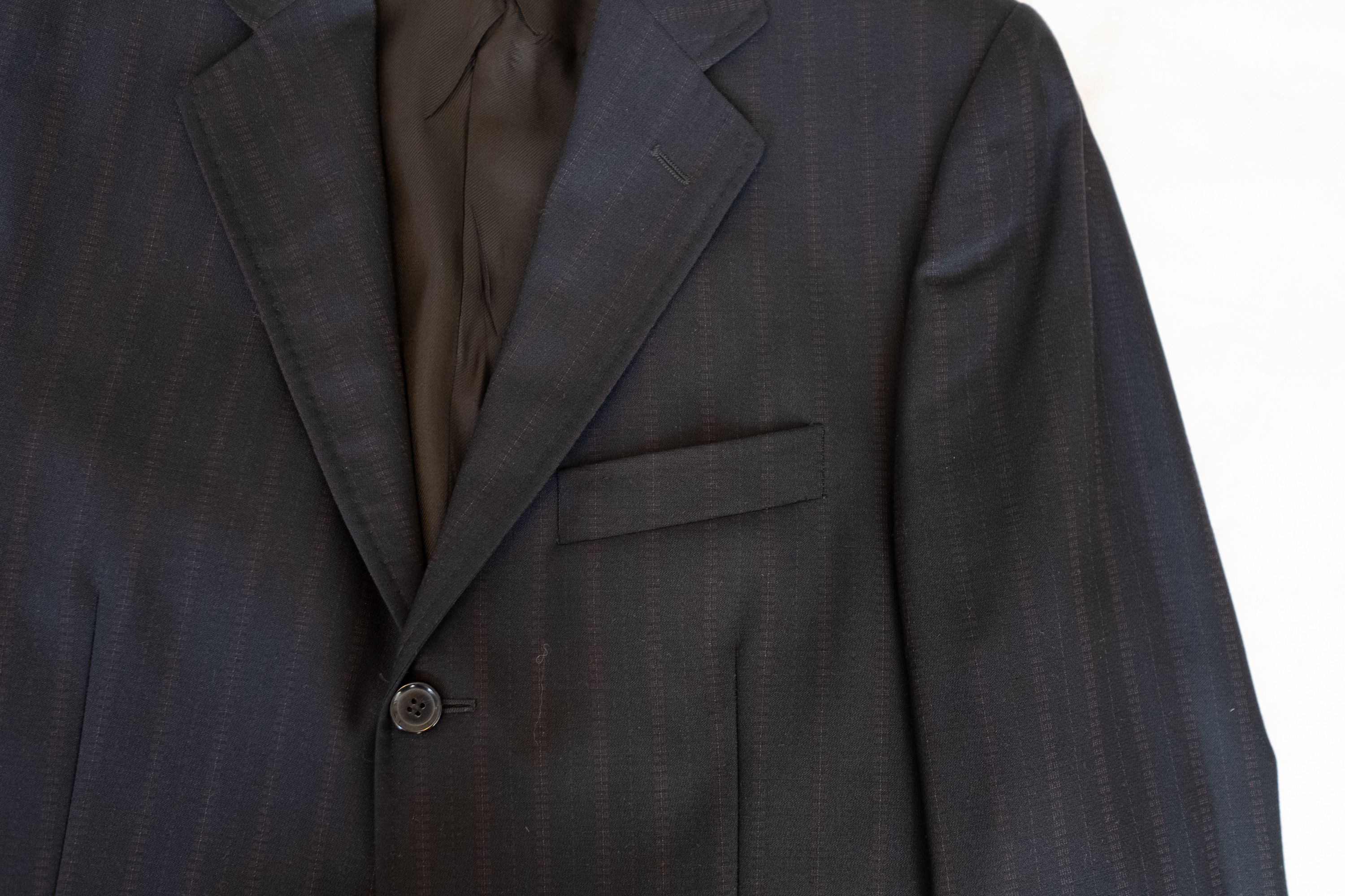 Dolce & Gabbana 38/40 R Dolce & Gabbana Suit. Dark Grey Wool Made Italy Size 38R - 10 Thumbnail