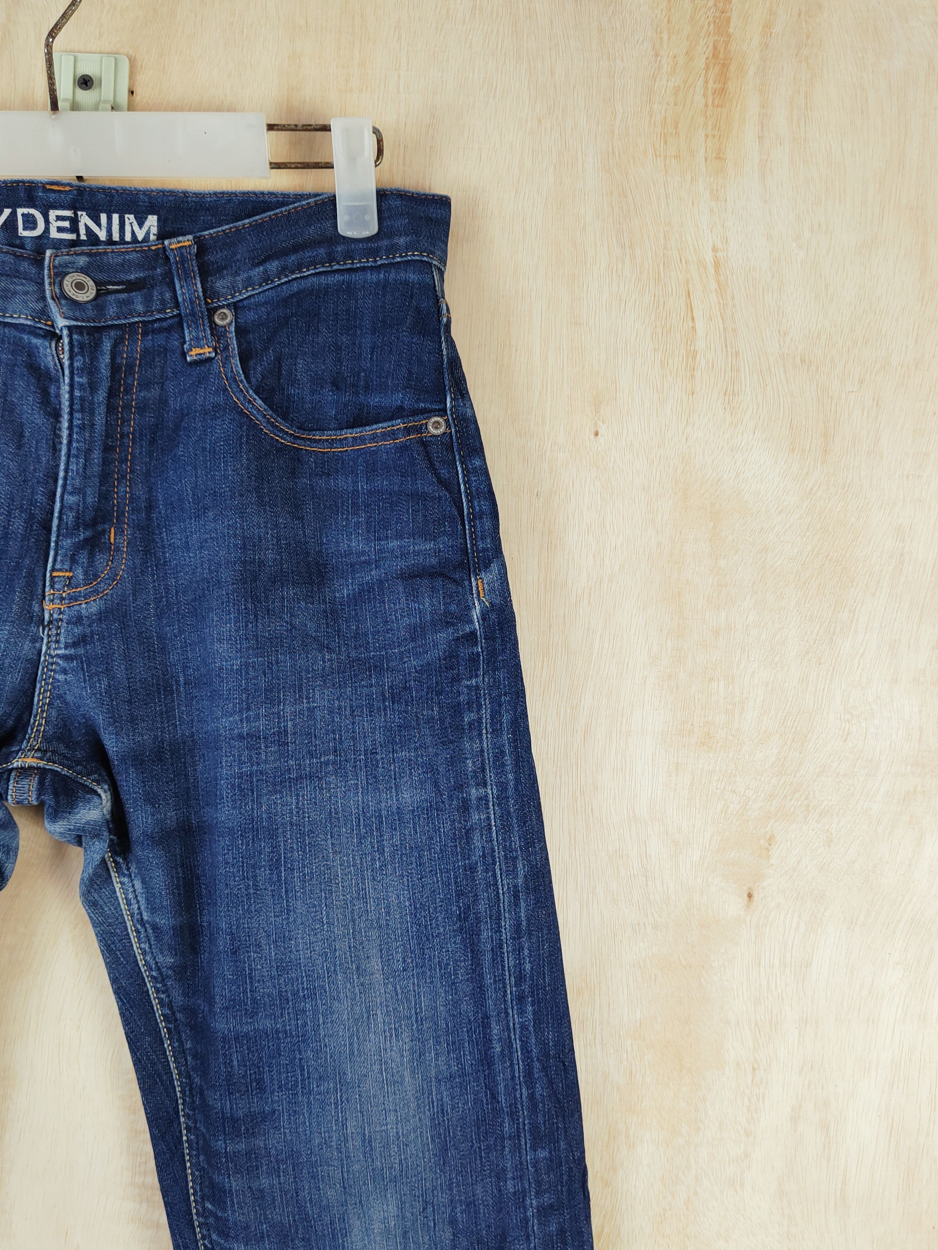 Japanese Brand g/denim Blue Distressed Ripped Jeans #S2649 Size US 30 / EU 46 - 5 Thumbnail