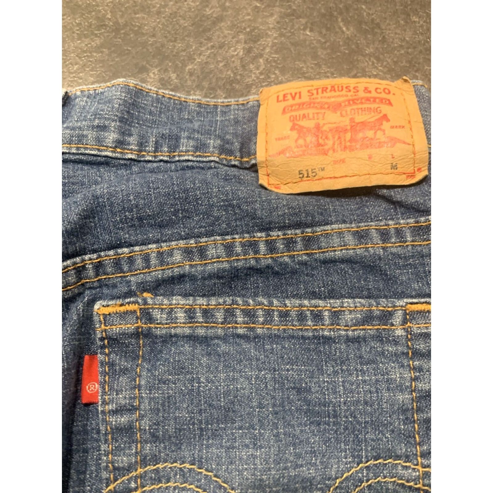 Mismo VINTAGE Levi's Women's Boot Cut Jeans Blue 30 Low Rise USA Style Size 30" / US 8 / IT 44 - 4 Thumbnail