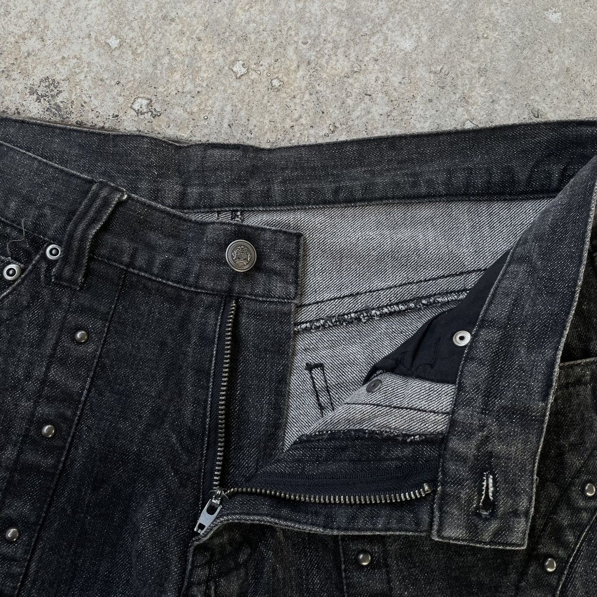 If Six Was Nine Dark studded flare denim ifsixwasnine style Size US 32 / EU 48 - 4 Thumbnail