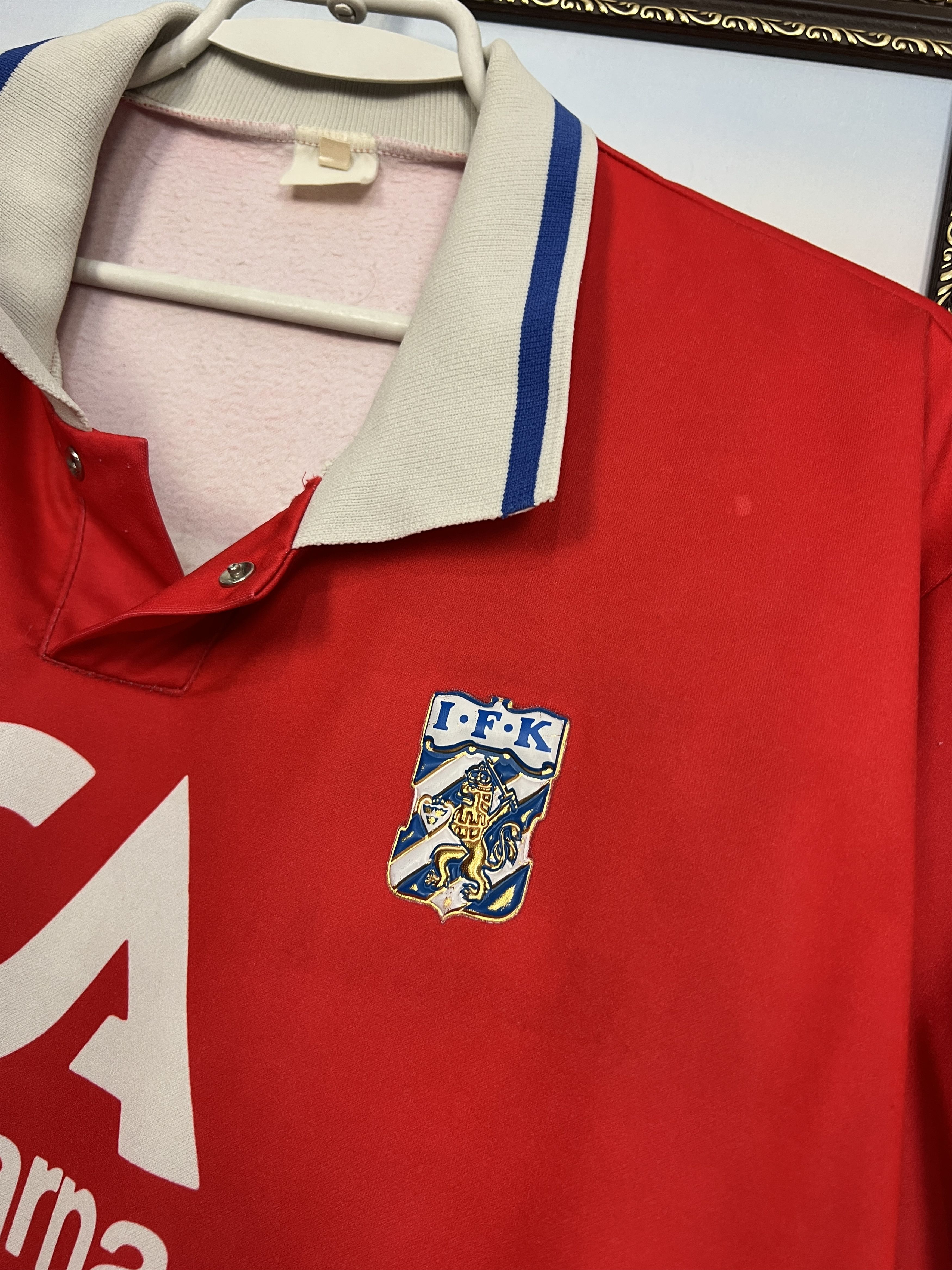 Asics IFK Goteborg Away football shirt Soccer Player Issue Jersey Size US XL / EU 56 / 4 - 4 Thumbnail
