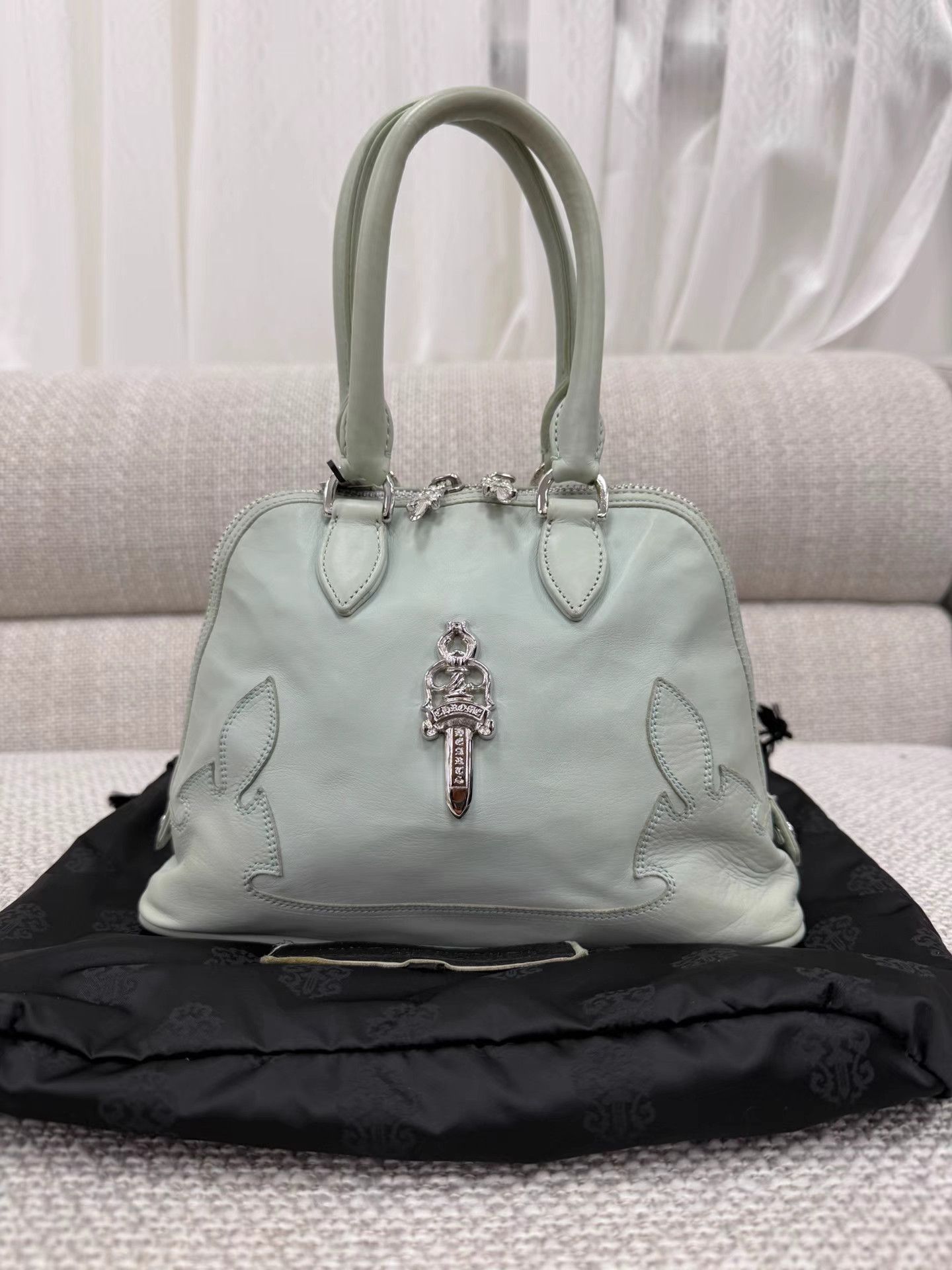 Chrome Hearts 【Chrome Hearts Sky Blue Seoul Exclusive Shell Bag】 Size ONE SIZE - 1 Thumbnail