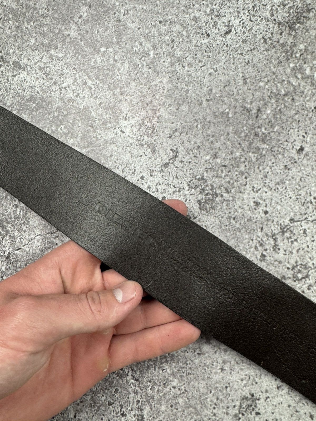 Diesel Vintage Diesel Y2K Archive Opium Brown Leather Belt Japan Size ONE SIZE - 9 Thumbnail