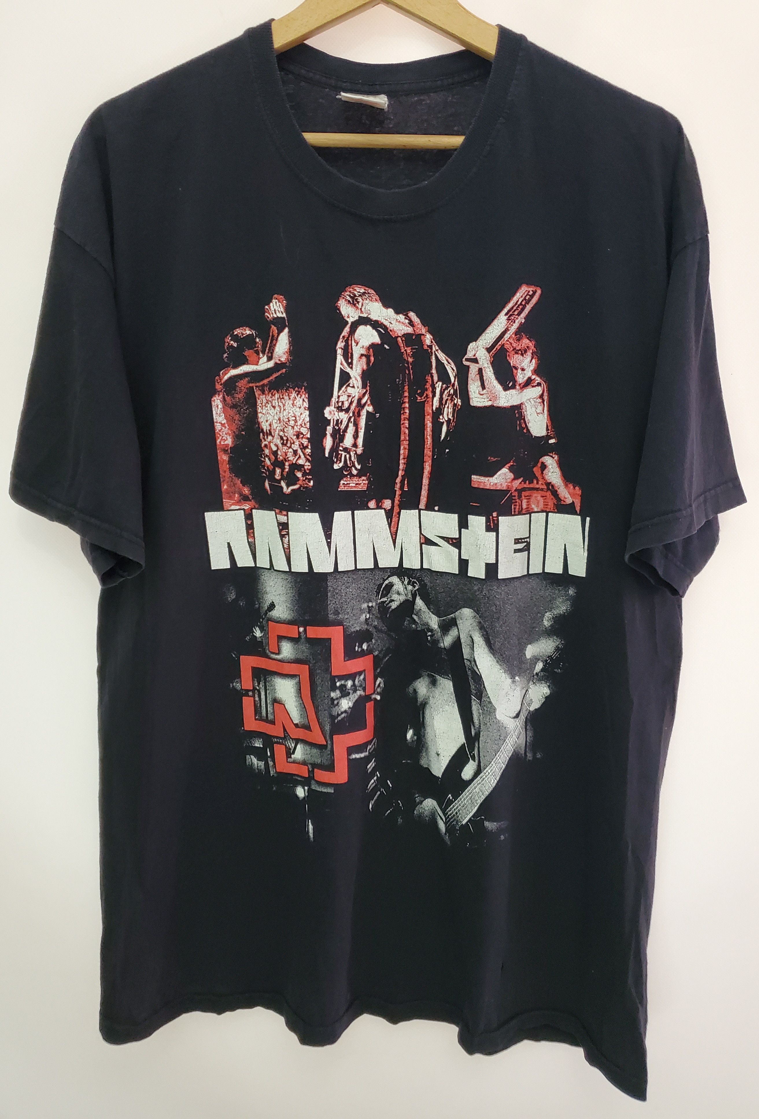 Band Tees × Vintage Vintage Rammstein Merch Sehsucht T-Shirt verblasst SELTEN!! Size US XL / EU 56 / 4 - 1 Thumbnail
