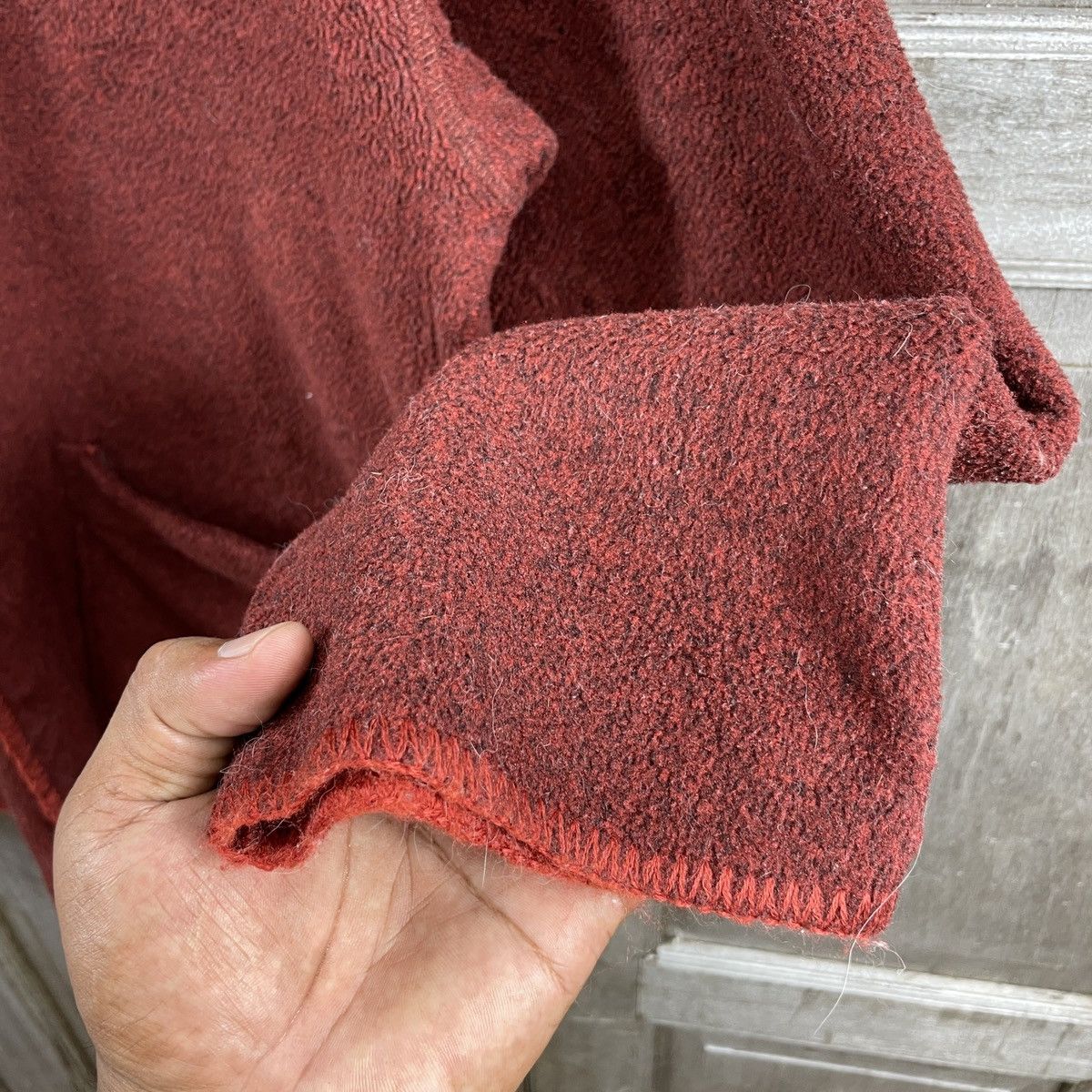 Issey Miyake × Vintage Im Product Issey Miyake Fleece Button Up Size US L / EU 52-54 / 3 - 7 Thumbnail