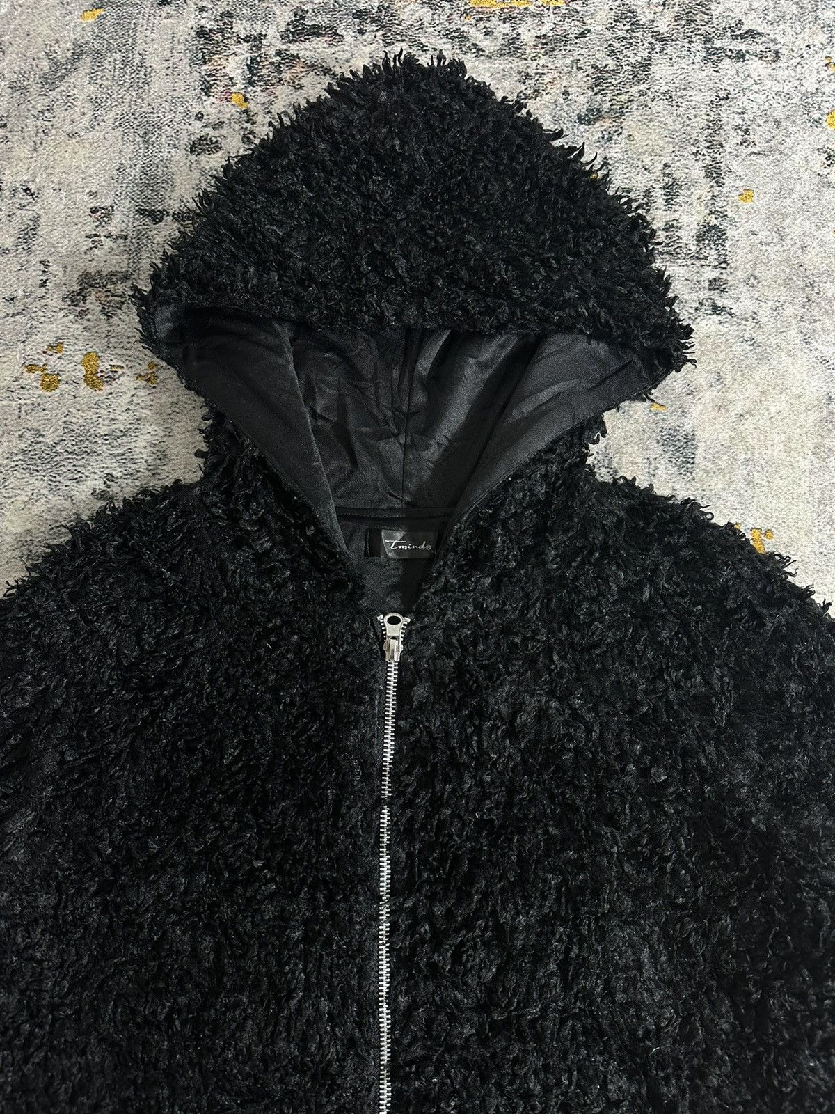 Le Grande Bleu (L.G.B.) JAPANESE STREETWEAR Yohji Yamamoto STYLE MOHAIR ZIP HOODIE Size US M / EU 48-50 / 2 - 2 Thumbnail