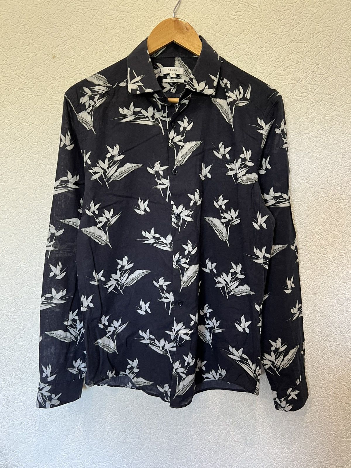 Reiss Reiss Classic Button Up Shirt Flowers Size US L / EU 52-54 / 3 - 1 Thumbnail