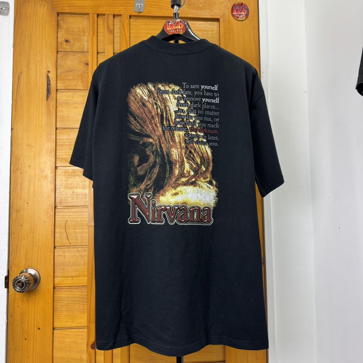 Nirvana Kurt Cobain Vintage Shirt 90’ Size US XL / EU 56 / 4 - 2 Thumbnail