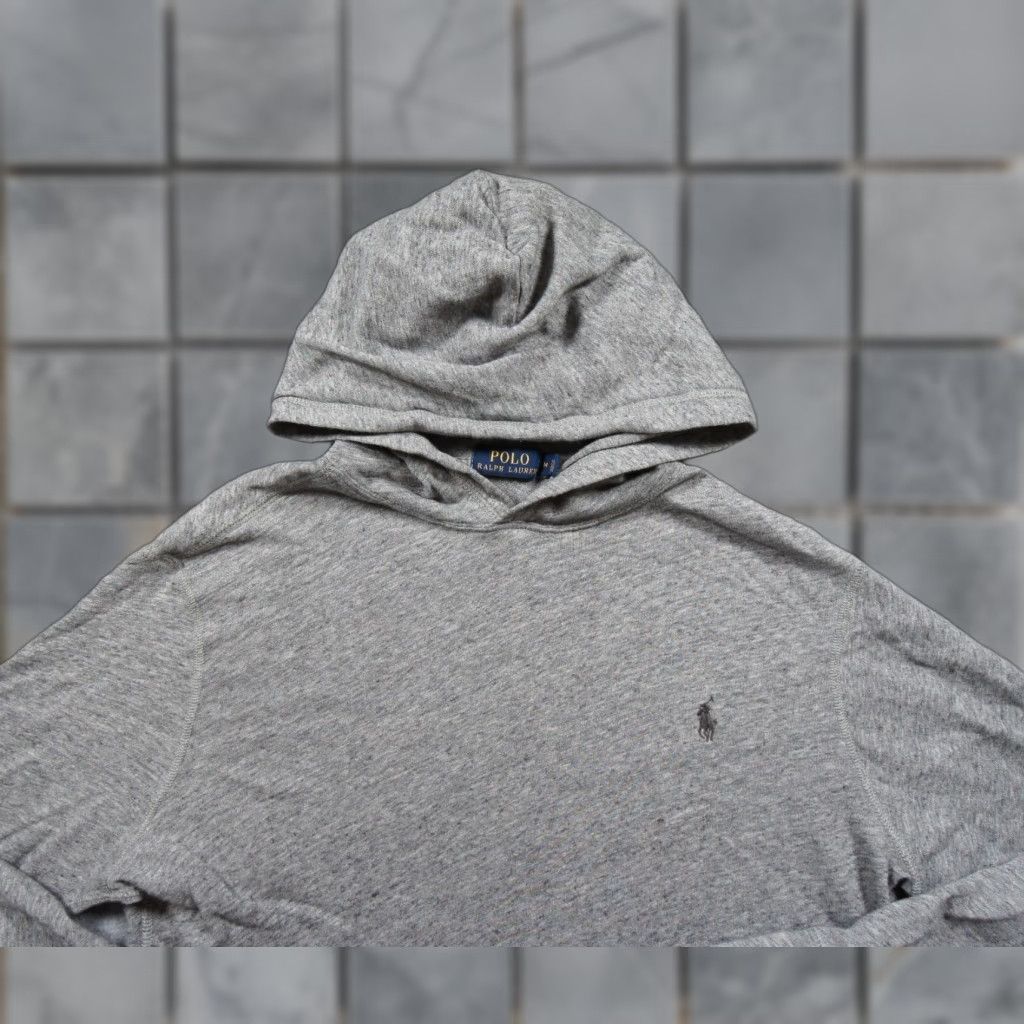Polo Ralph Lauren Polo Ralph Lauren Sweater Mens Medium Gray Hoodie Lightweight Pullover Pony Logo Size US M / EU 48-50 / 2 - 1 Thumbnail
