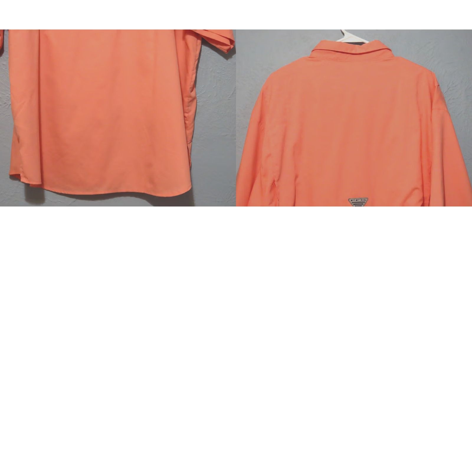 Vintage Columbia PFG Tamiami Men’s XL Short Sleeve Button-Up Vented Fishing Shirt Orange Pattern Pockets NWOT Size US XL / EU 56 / 4 - 8 Thumbnail