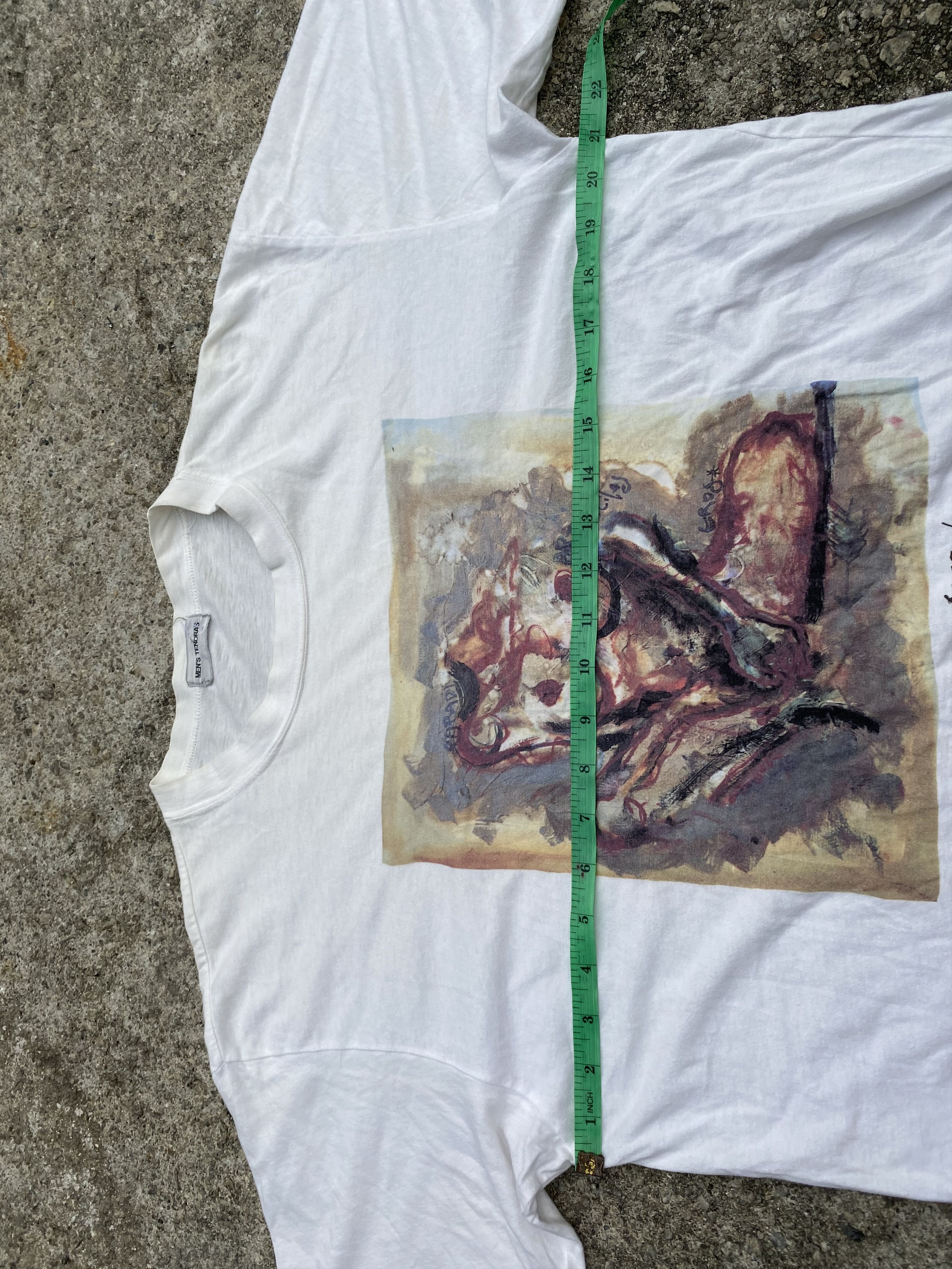 Vintage Vintage Mens Tenoras Le Parodi Artificile Paint Art Tshirt Size US L / EU 52-54 / 3 - 14 Thumbnail