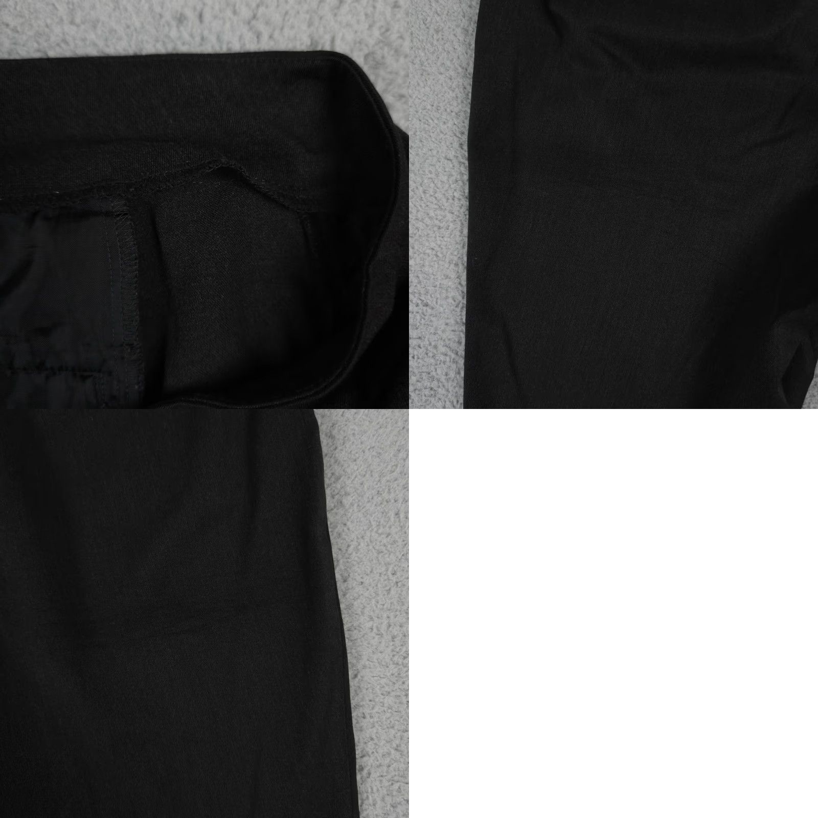 Ann Taylor Ann Taylor Pants Women 14 Black Dark Gray Straight Leg Trousers Career FLAW Size 36" / US 14 / IT 50 - 10 Thumbnail
