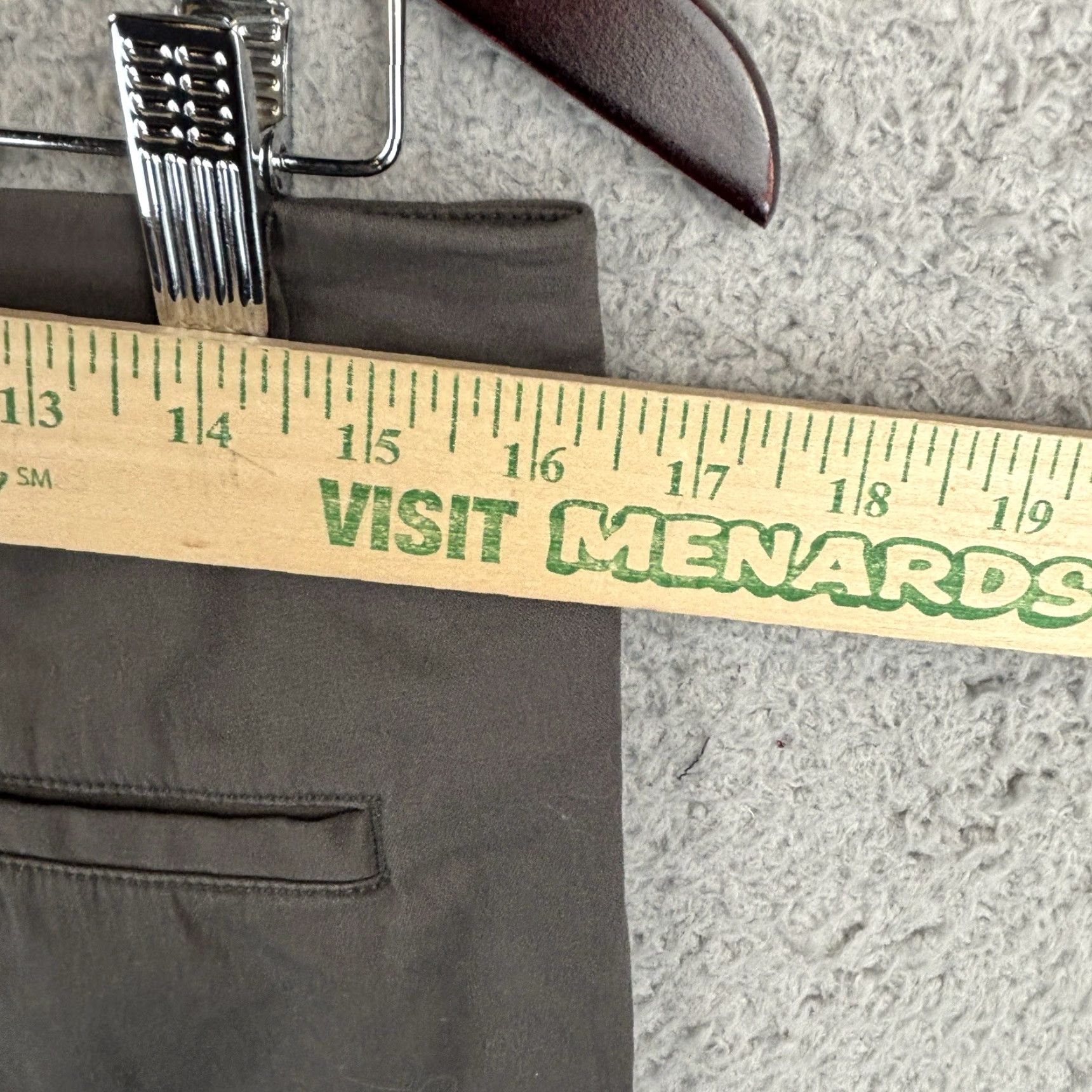 Vintage Bird Dogs Pants Mens 32x28 Charcoal Gray Tapered Slim Athletic Zip Pocket Drawstring Lined Size US 32 / EU 48 - 3 Thumbnail