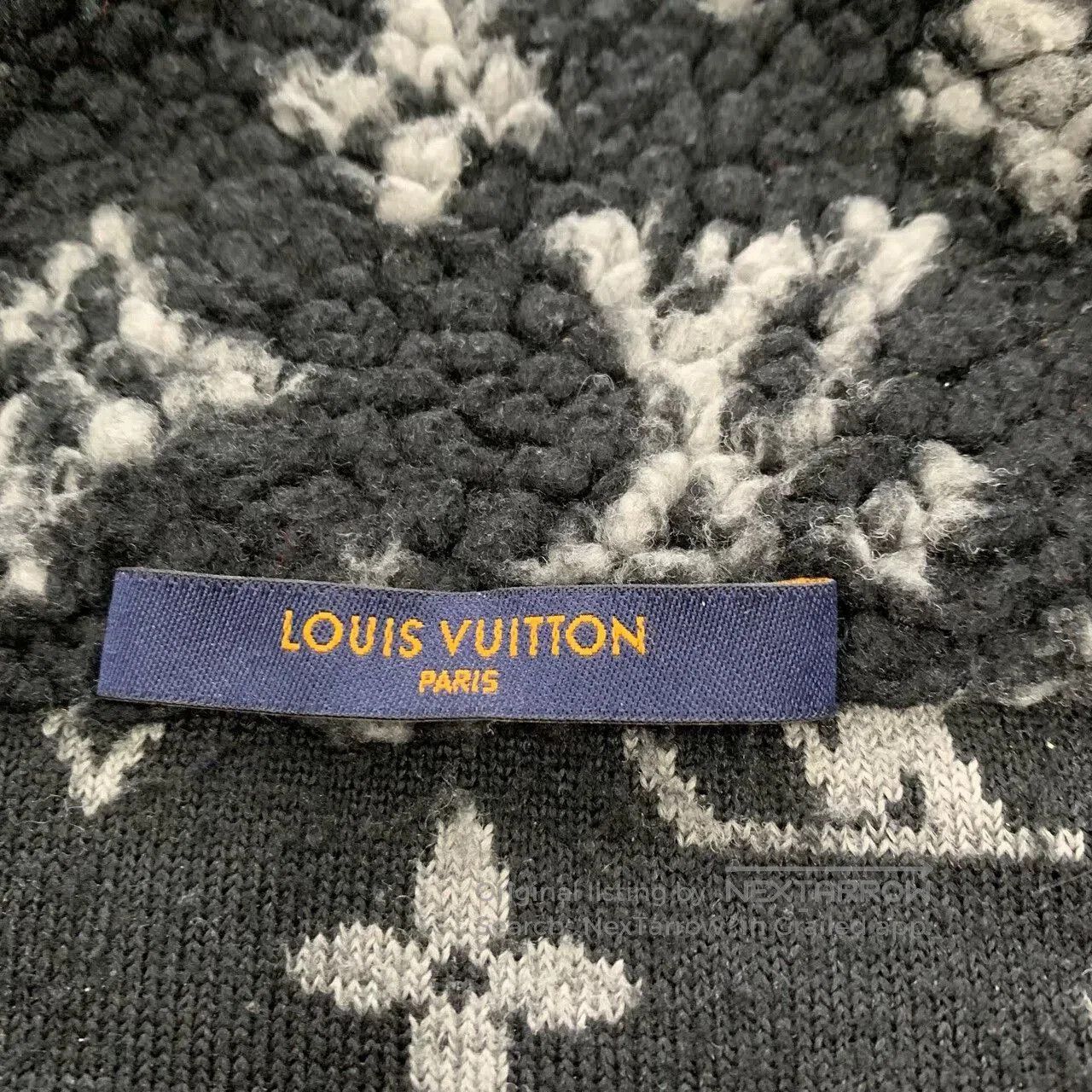 Louis Vuitton lv black monogram teddy jacket size XL. Size US XL / EU 56 / 4 - 6 Thumbnail