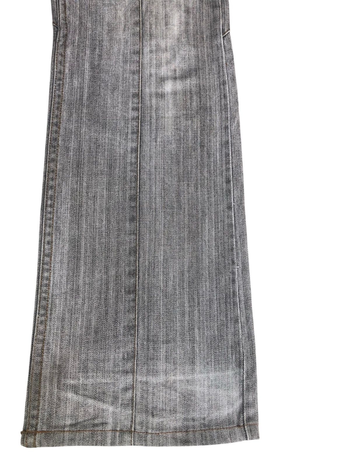 semanticdesign Semantic Design Flared Jeans Snake Skin Distressed Jeans Size US 33 - 6 Thumbnail