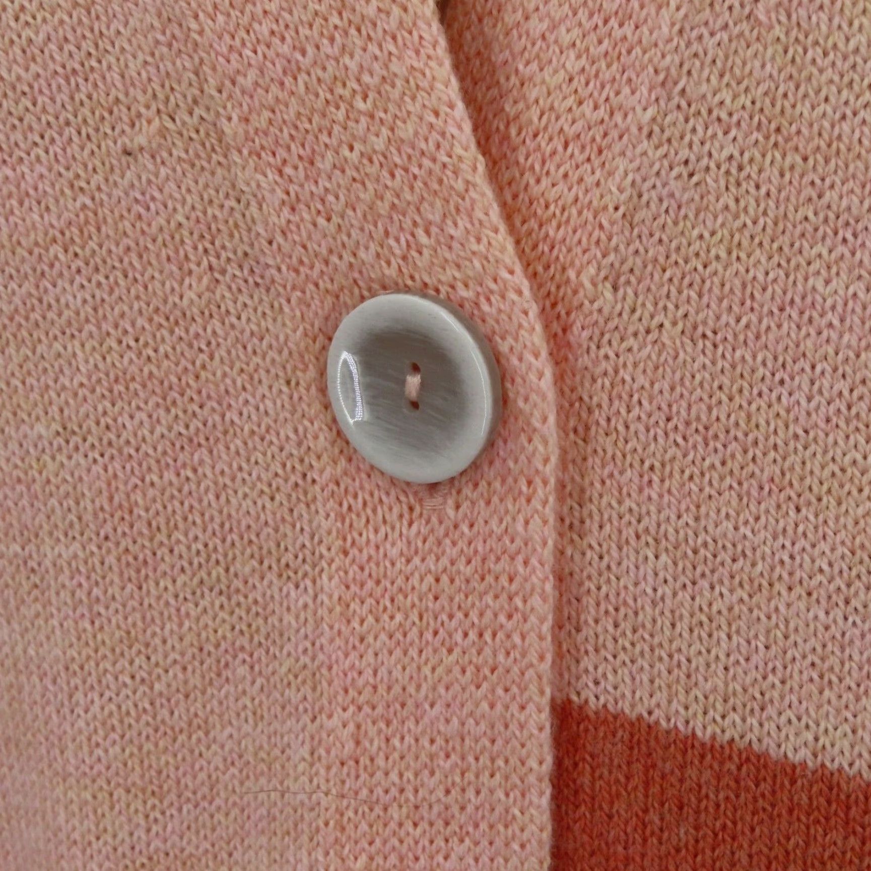 J. Jill J Jill Cardigan Sweater Petite Small PS SP Colorblock Orange Beige PureJill Size S / US 4 / IT 40 - 3 Thumbnail