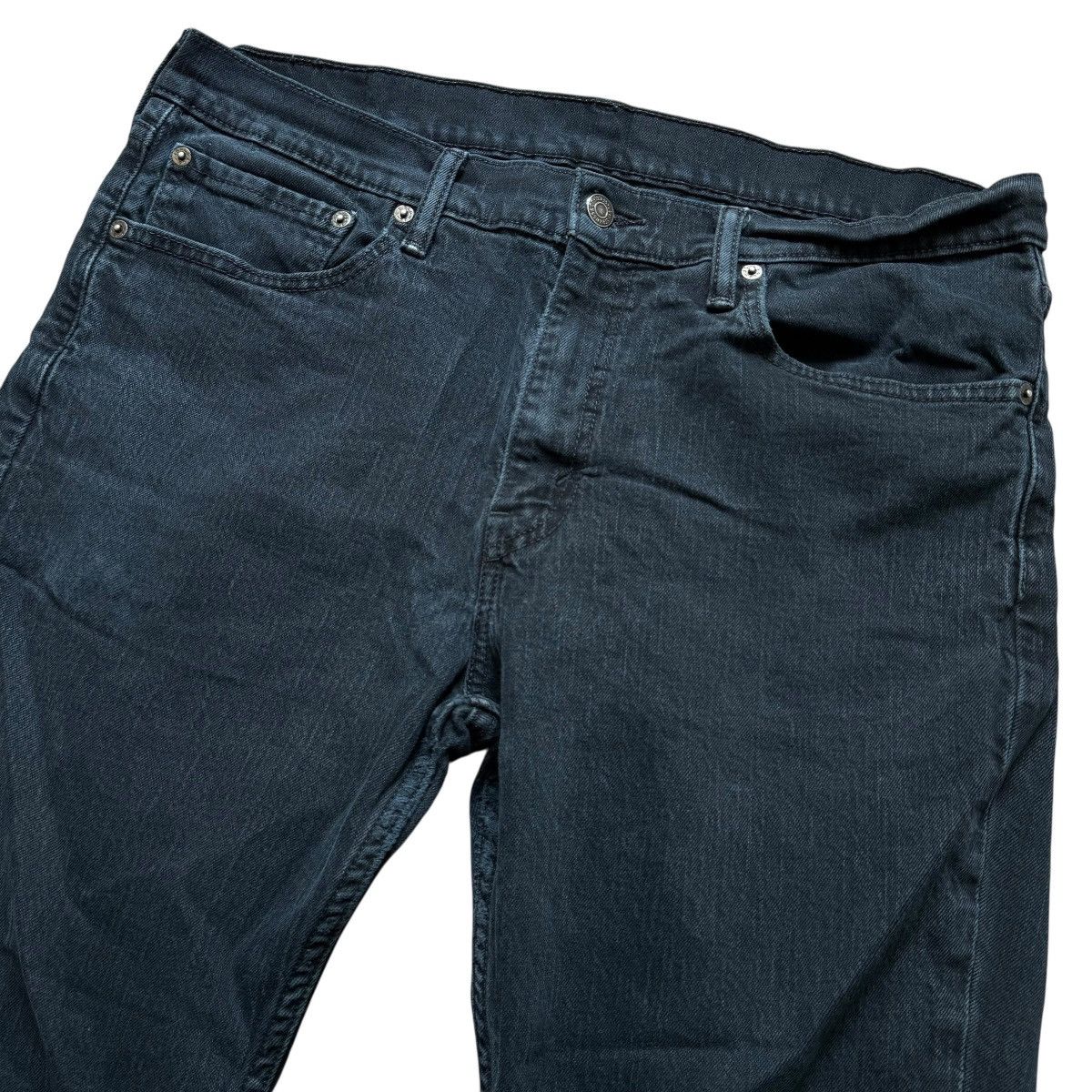 Levi's y2k levi’s cropped black jeans Size US 34 / EU 50 - 4 Thumbnail