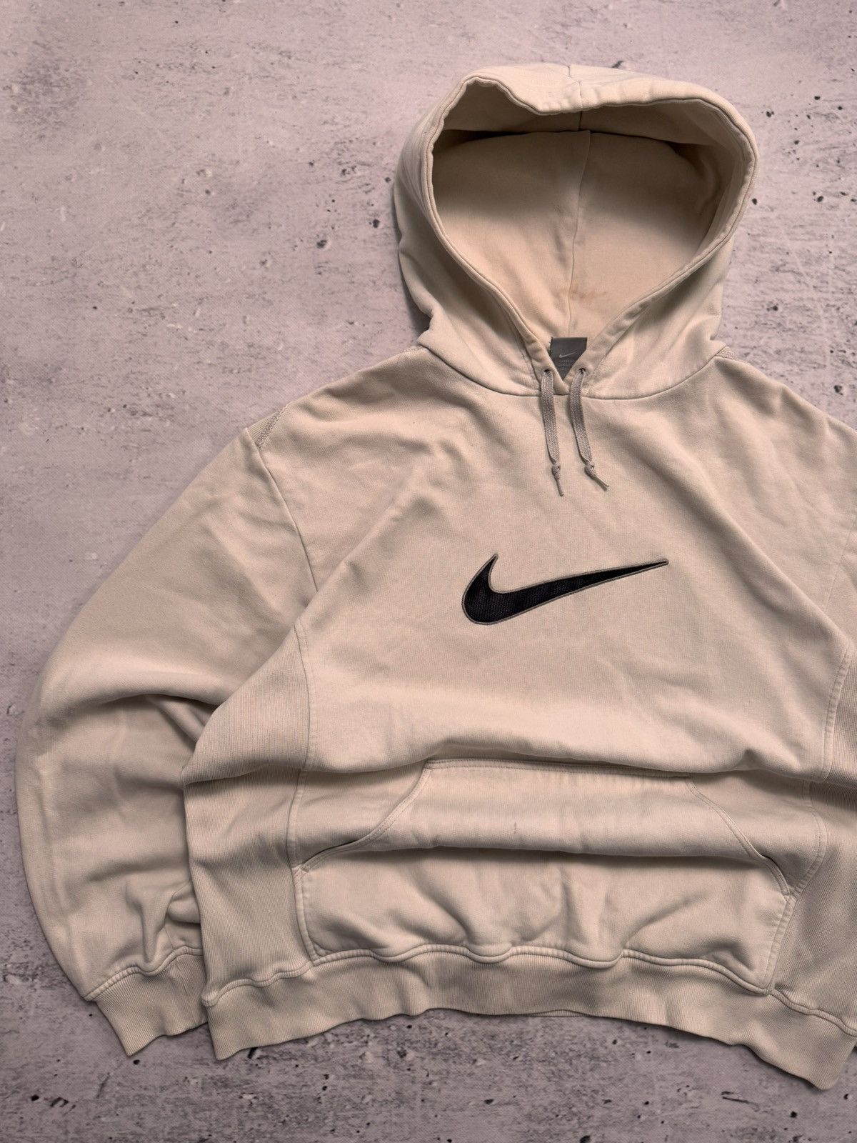 Nike × Vintage NIKE VINTAGE CENTER LOGO OVERSIZE BOXY HOODIE Size US XL / EU 56 / 4 - 2 Thumbnail