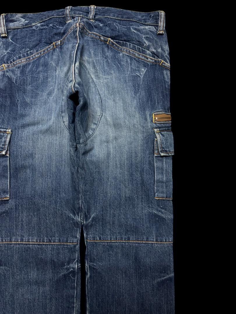 SICK Vintage Kurashiki Eternal Kapital Whisker Cargo Jeans