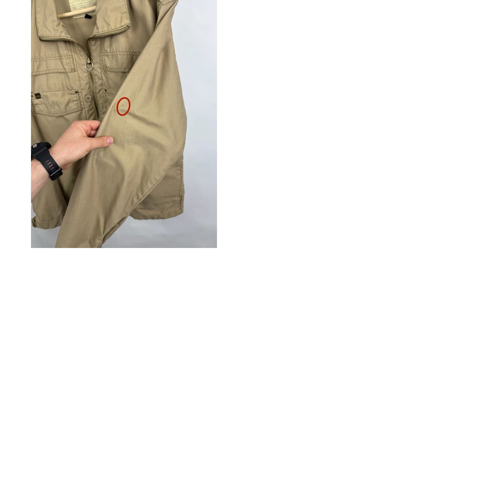 Vintage VINTAGE Alpha Industries Military USA Army Bomber Jacket L Beige Mens 90s rare retro Size US L / EU 52-54 / 3 - 10 Thumbnail