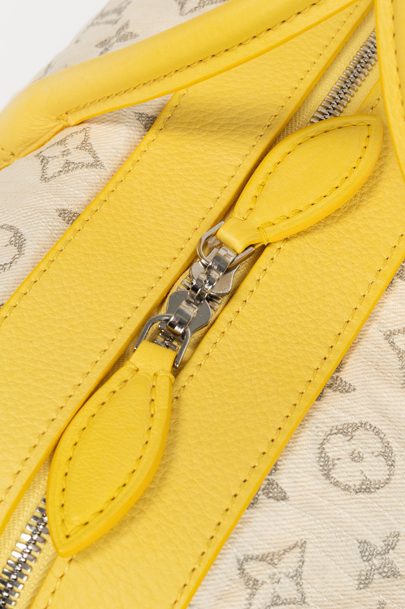Louis Vuitton Louis Vuitton SS/12 Squat MM Denim Jaune Handbag Size ONE SIZE - 12 Thumbnail