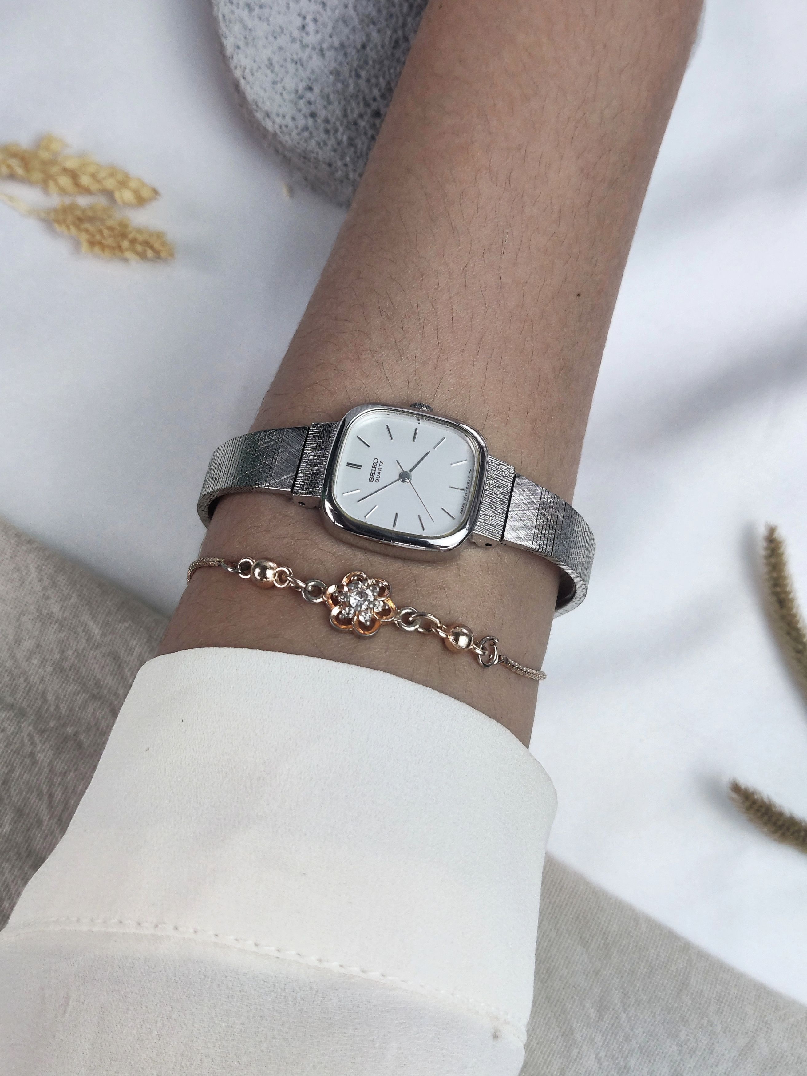 Seiko SEIKO PALLADIUM LINEN DIAL LADIES ✨ Size ONE SIZE - 4 Thumbnail