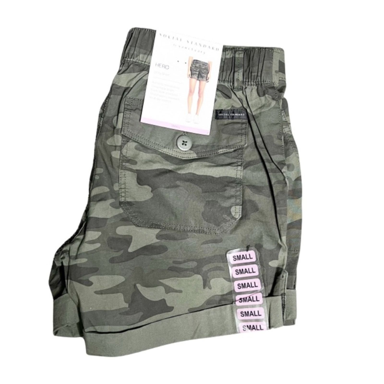Sanctuary New with Tags Sanctuary Social Standard Camo Utility Shorts Size 27" / US 4 / IT 40 - 8 Thumbnail