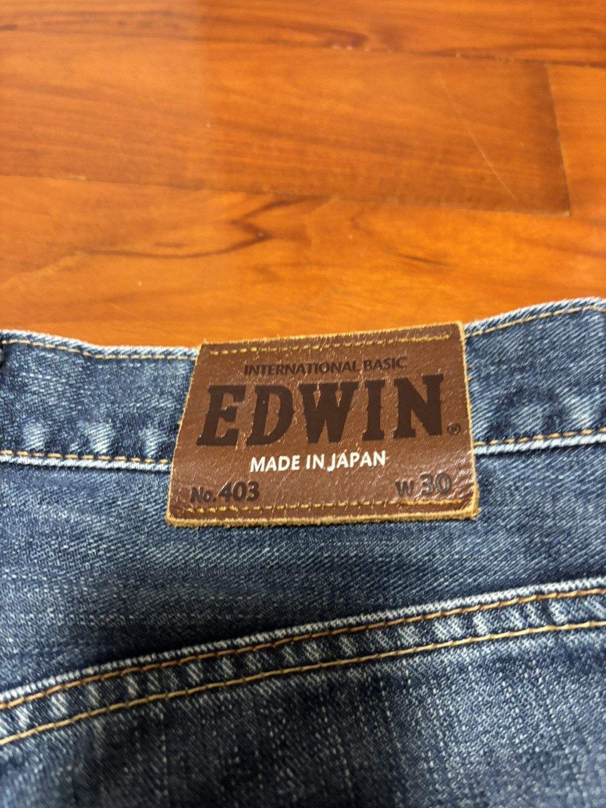 Edwin Edwin 403 Made in Japan Straight Denim – W30 / High Rise Size US 30 / EU 46 - 4 Thumbnail
