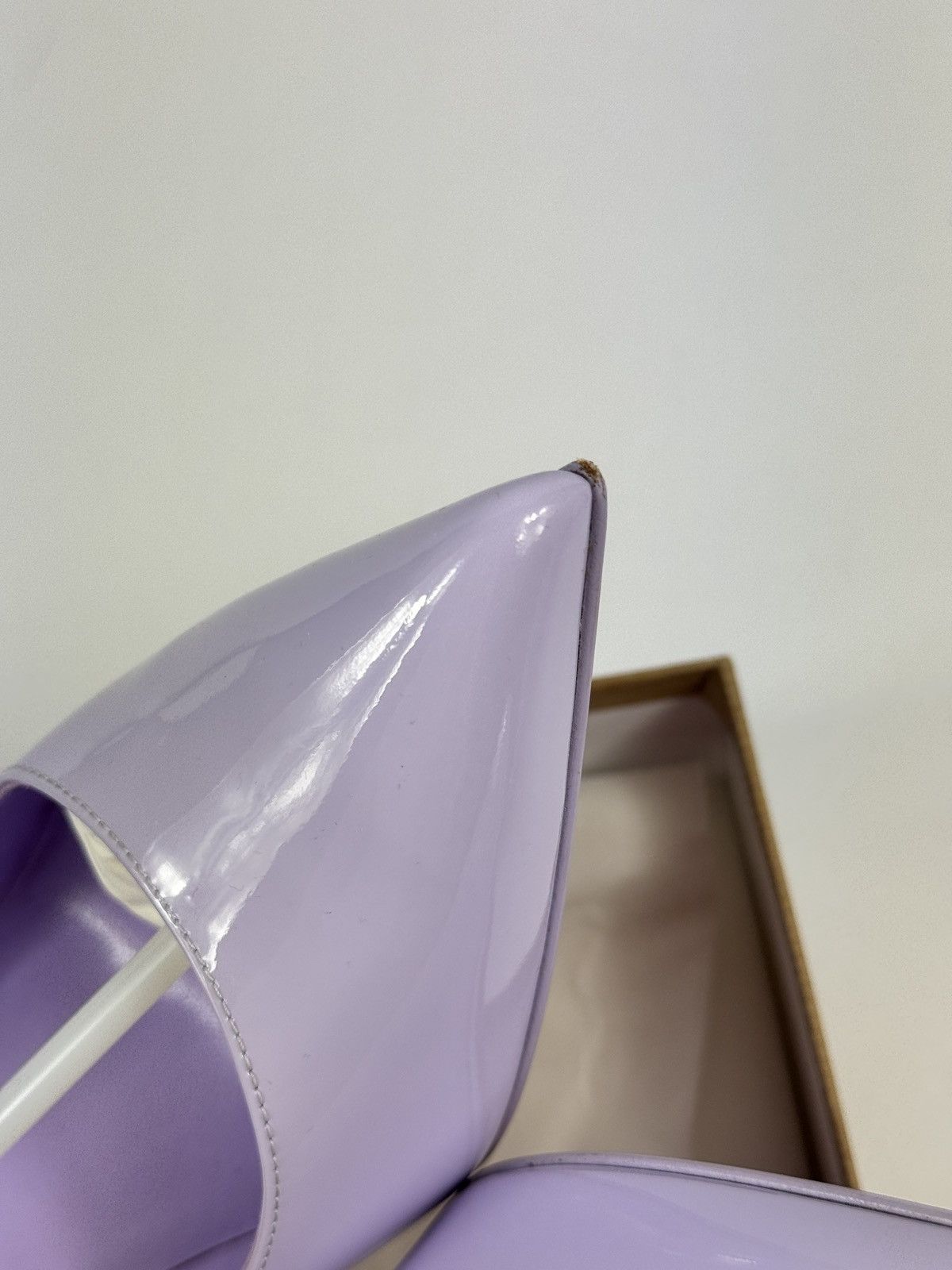 Christian Louboutin HOT CHICK 100 PATENT LILAC PUMPS Size US 10 / IT 40 - 11 Thumbnail